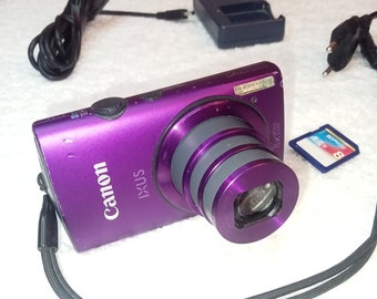 Digital Purple Camera Canon PowerShot Digital IXUS 230HS ,12.1 MP,Metal Digital Camera with 8x Optical Zoom Original elegant camera for her