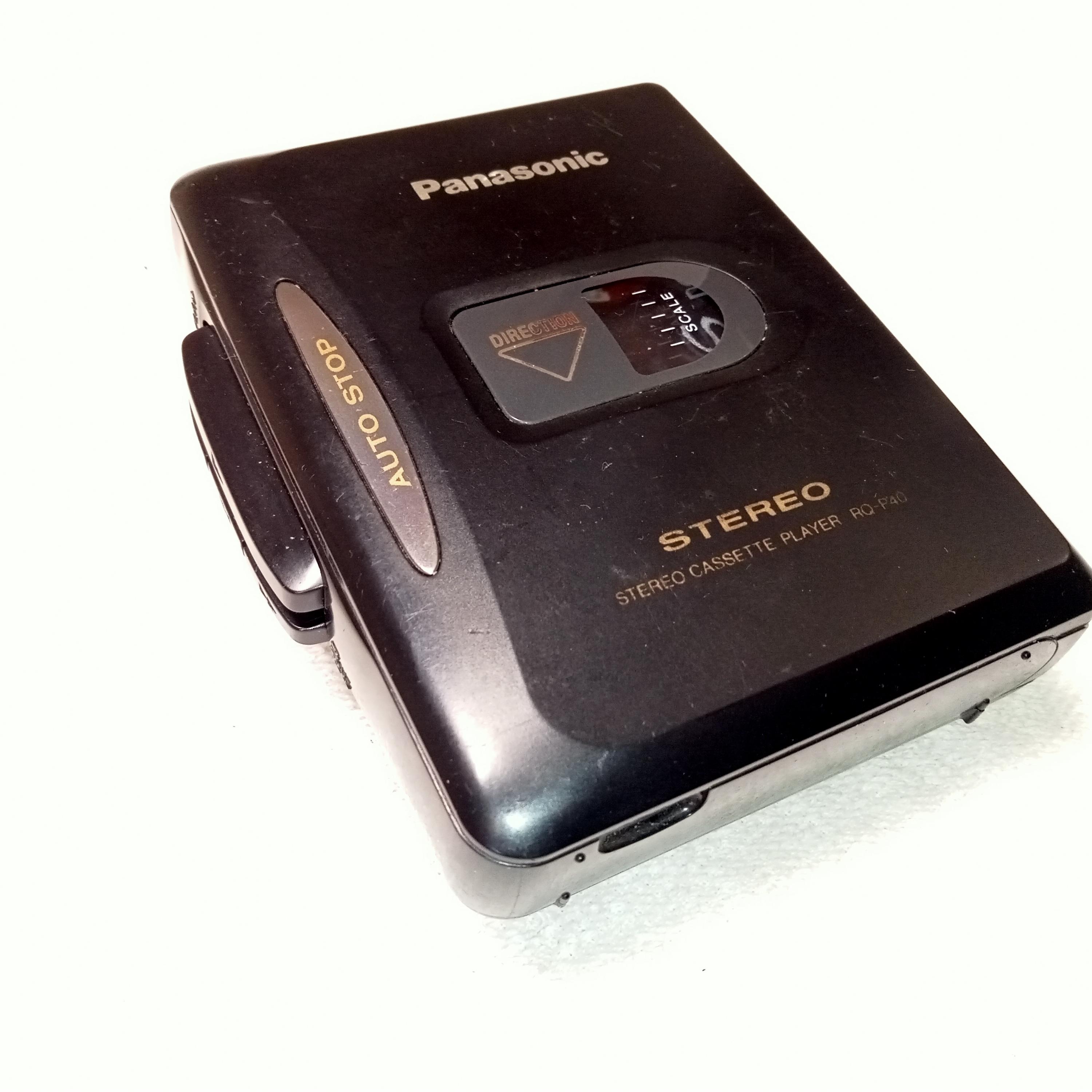 Radio-cassette Panasonic RQ-P40 en état de marche, lecteur de cassettes, lecteur de cassettes portable, lecteur vintage