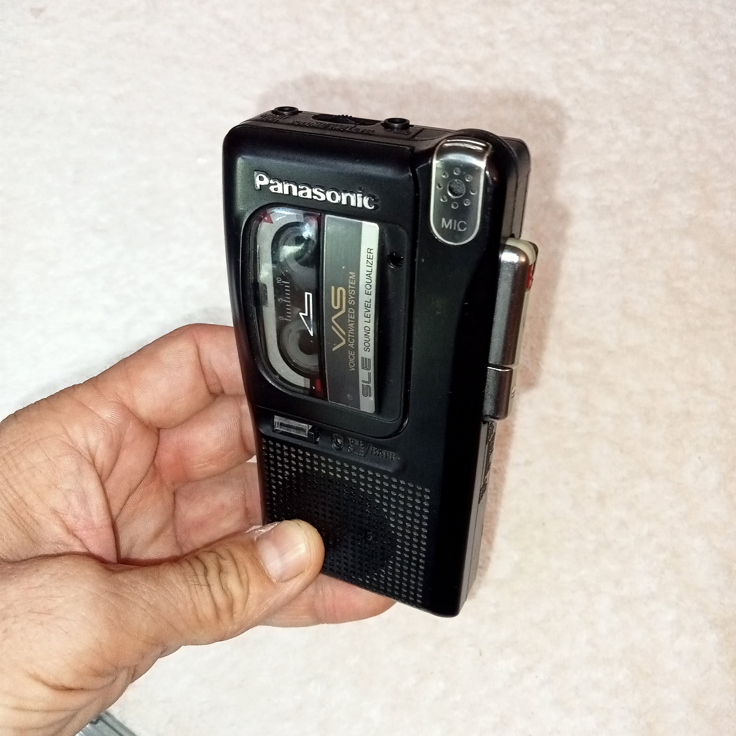 Working Microcassette Tape Recorder Panasonic RN-502, 2 Speeds