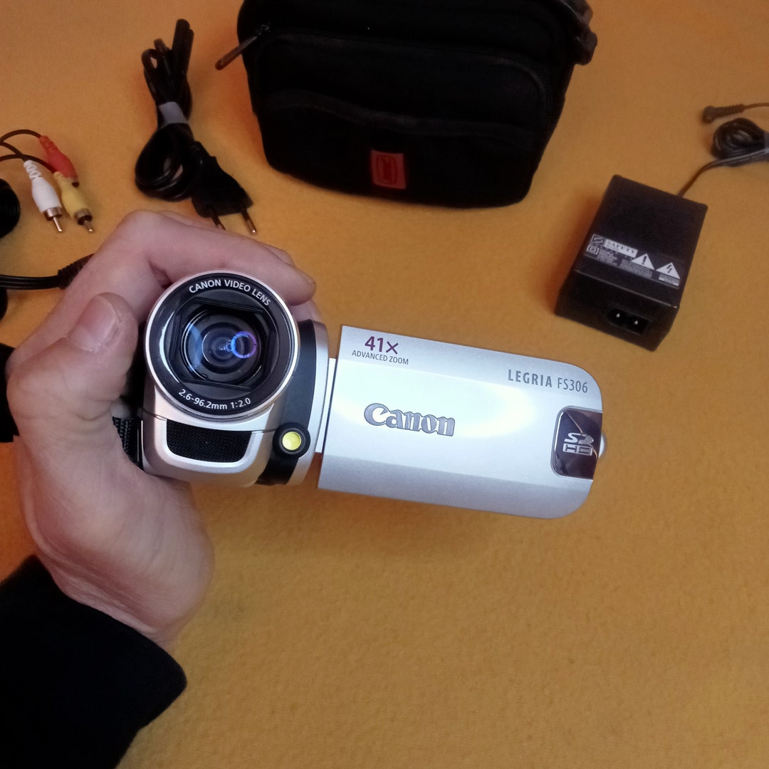 Digital Video Camera Canon Legria FS 306E Japan Handycam Canon - Etsy