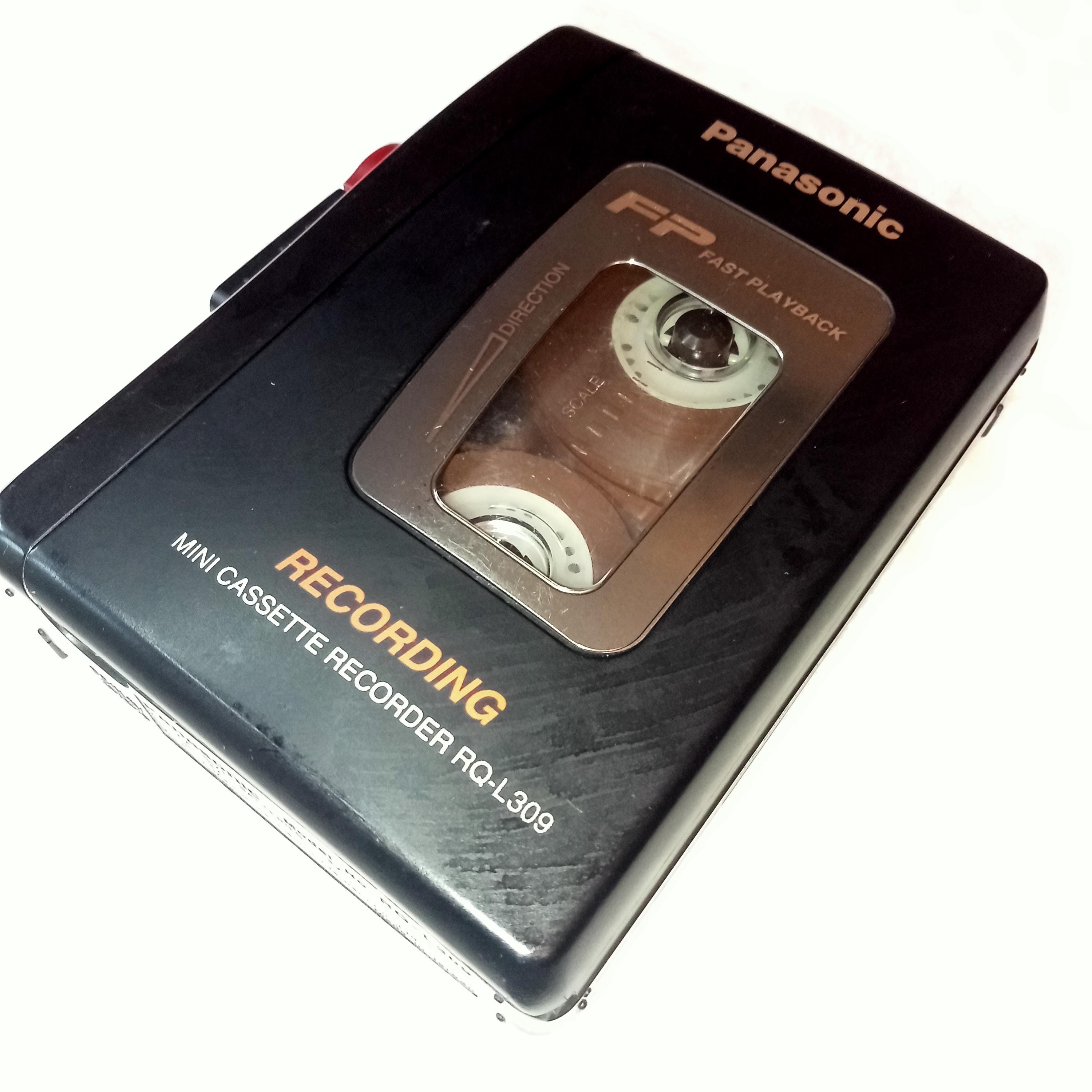 Working Mini Cassette Voice Recorder, Panasonic RQ-L309 Working Mini Cassette Voice Recorder, Panasonic RQ-L309