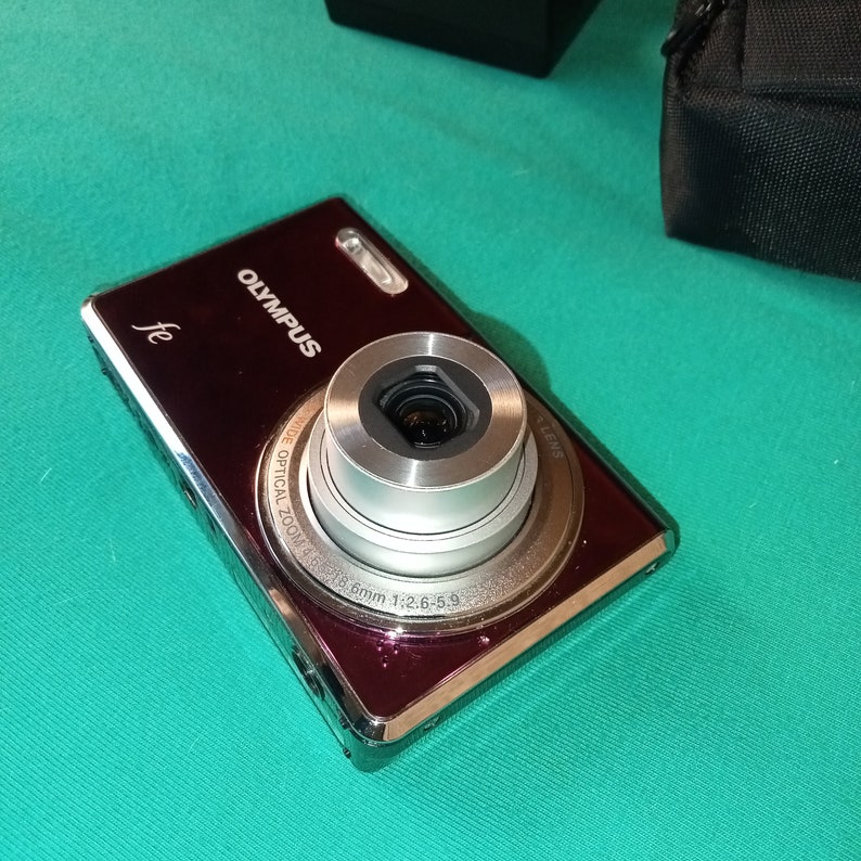 Olympus Fe4000 Digital Working Red Camera, Olympus 4x Optical Zoom,12 MP, Compact Camera for