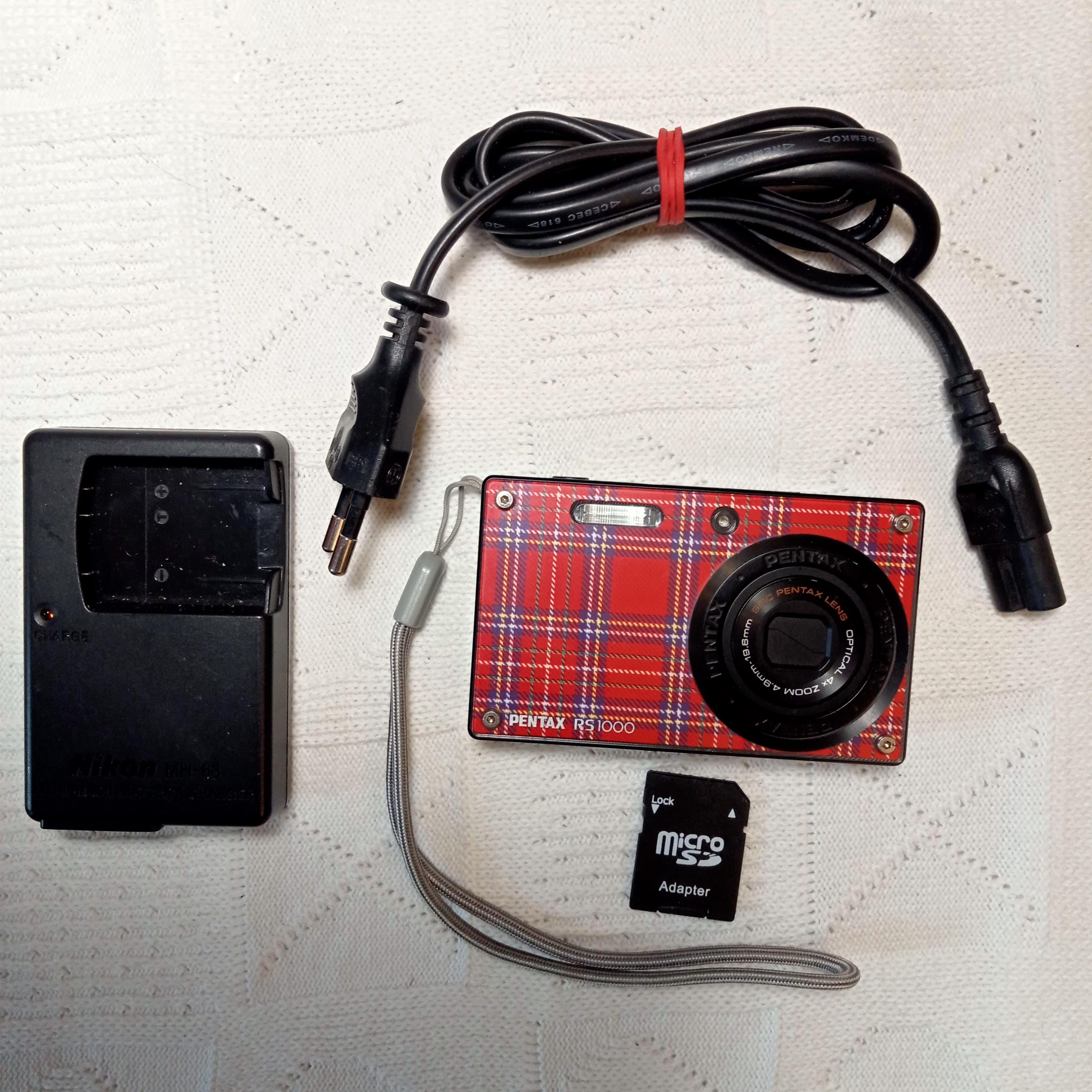 ペンタックス オプティオ RS1000 ワークレッドチェッカーカメラ