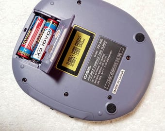 Working Vintage Cassio PZ-840 CD Player, Retro Player, Compact