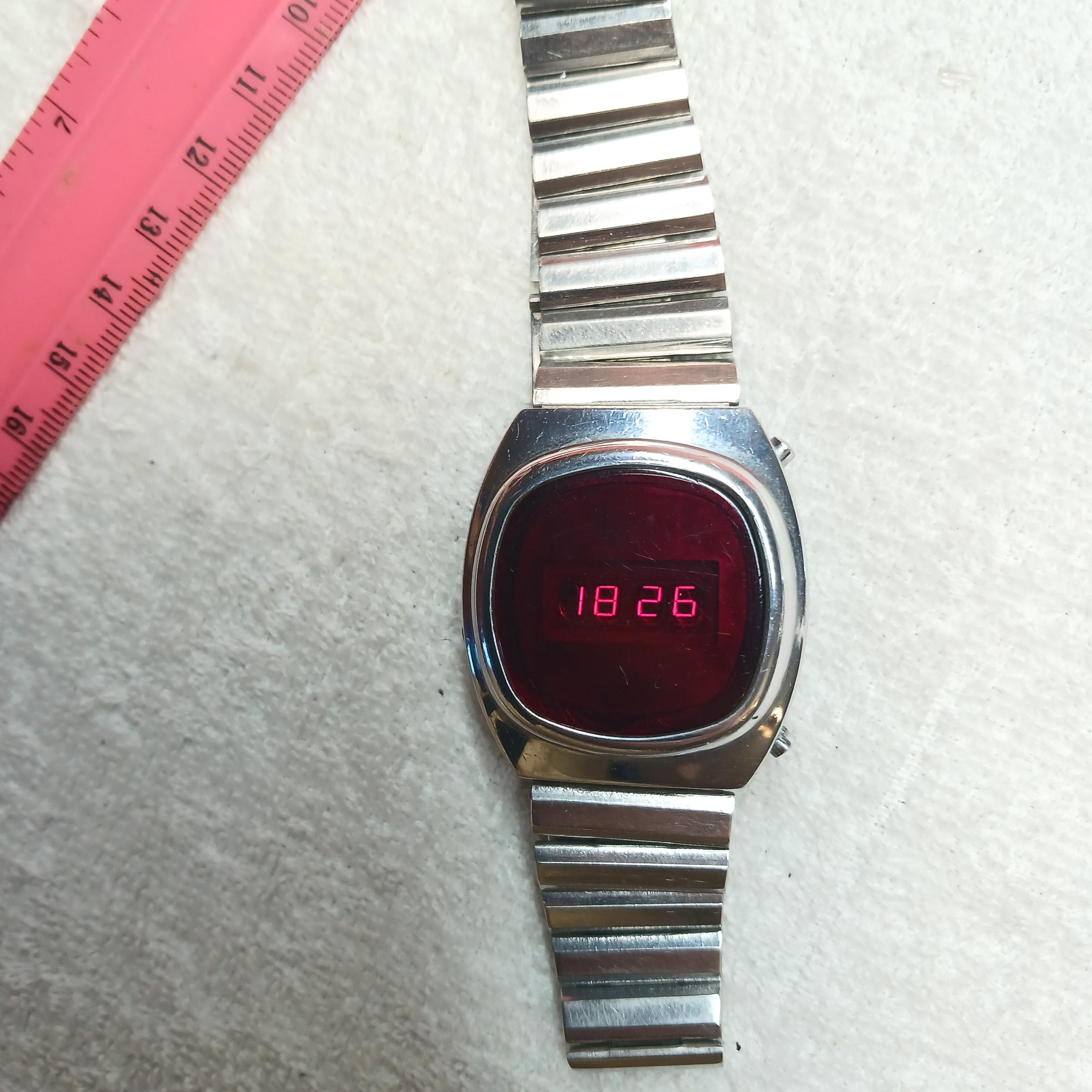 Retro Digital Led Watch - Etsy