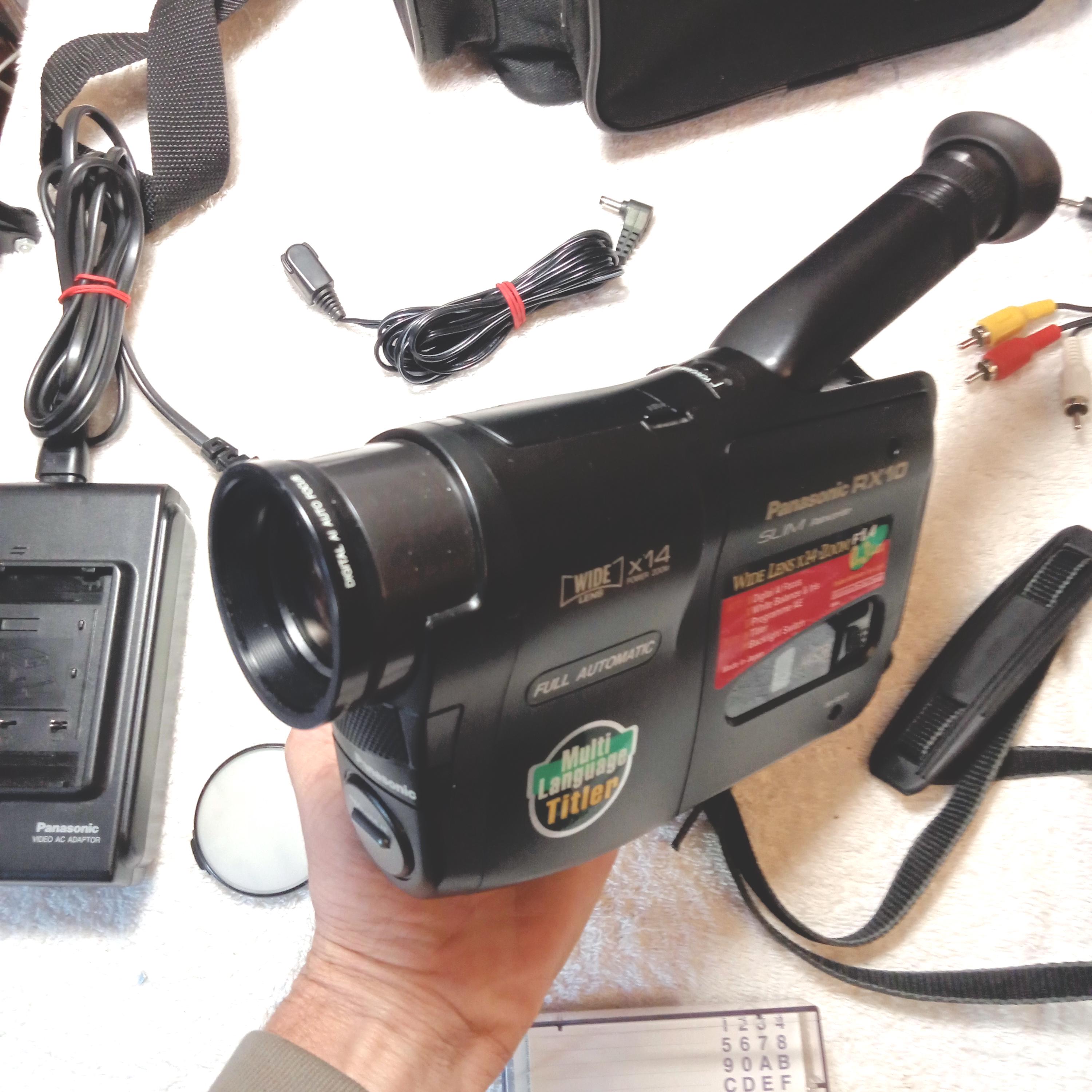 VHS ムービービデオカメラ 1987/昭和62/MINOLTA/ミノルタムービー/C-1/VHS-C/6倍ズーム