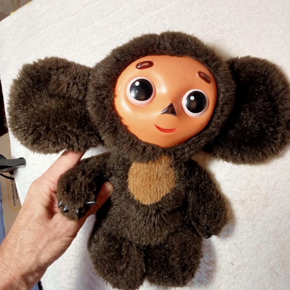 レア　ヴィンテージ チェブラーシカ　ぬいぐるみ ソビエトビッグ、チェブラーシカ、ヴィンテージチェブラーシカ