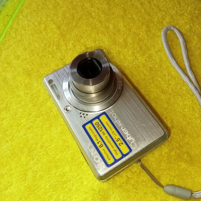 Sony Cybershot DSCS780 Carl Zeiss Optics 8.1MP a Stylish Etsy