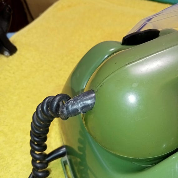 Working Green Stationary Telephone Vintage Phone Siemens Fetap 611