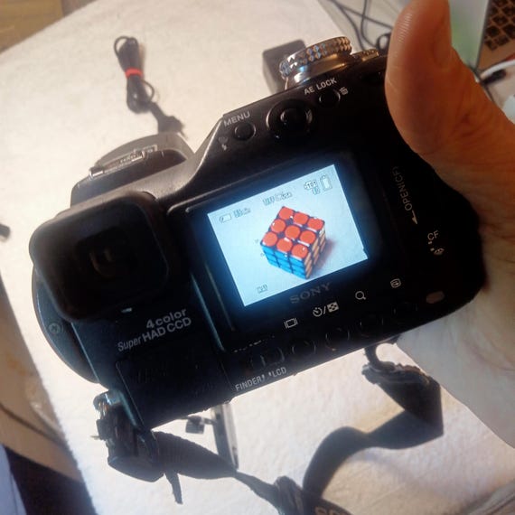 Work Camera Sony Cybershot Dsc-f828,optical Zoom 7x, 8MP Digital