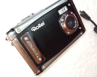 Rollei Sportsline 80 Working Digital Camera, Vintage Stylish Camera with Memory Card, Optical Zoom, Elegant Compact Camera