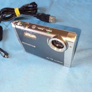 Olympus Stylus 730sw Metal Body 7.1MP Digital Work Camera 5x Digital Zoom Starter Compact Camera Olympus Lens Gift for Her