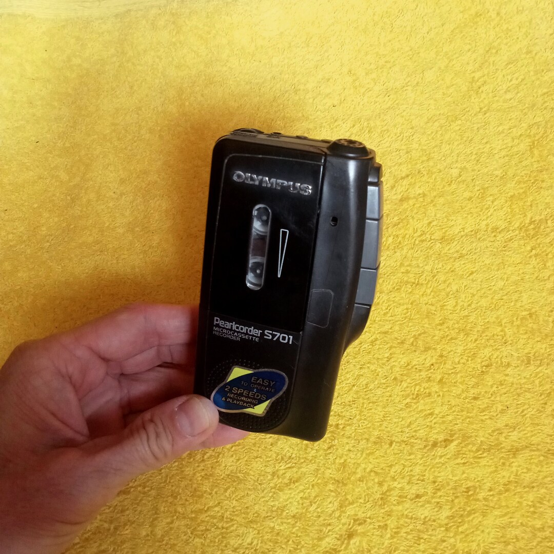 Microcassette Recorder Working Olympus S701, 2 Speeds, Easy Operation