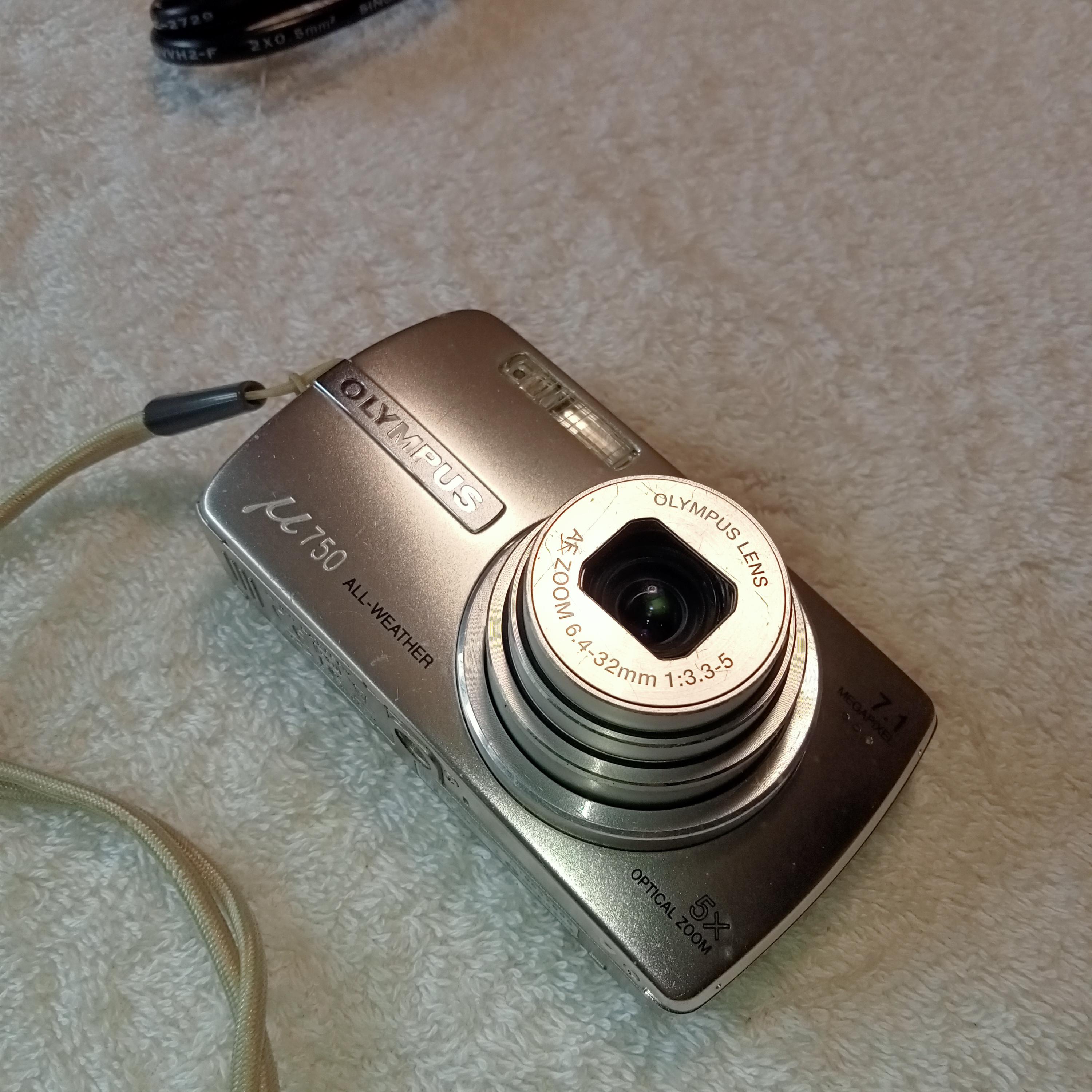 Working Digital Camera Olympus Mju 750, 5x Optical Zoom, Compact