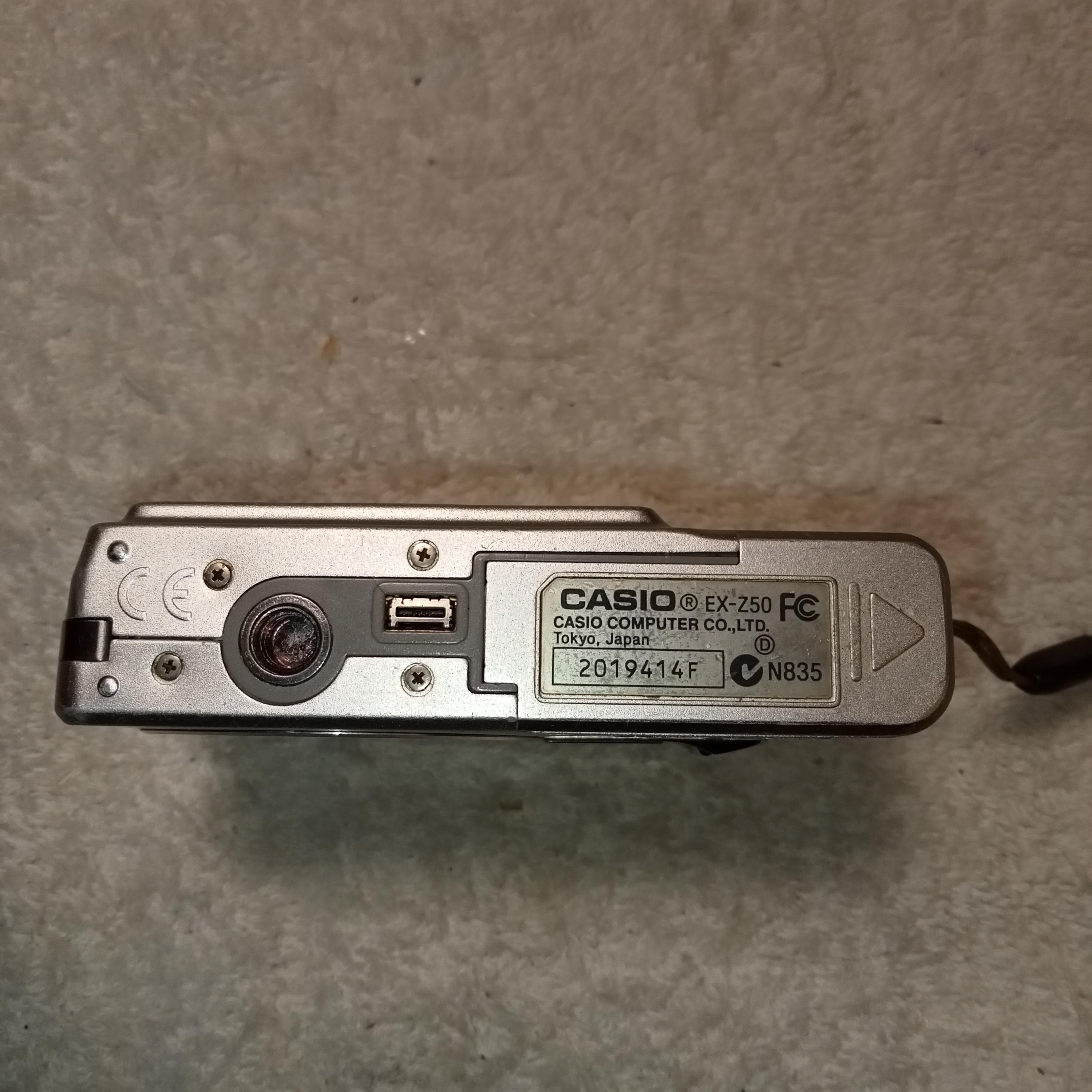 Tested Digital Camera, Working Casio Exlim EX-Z50, 5 MP Camera, 3x 