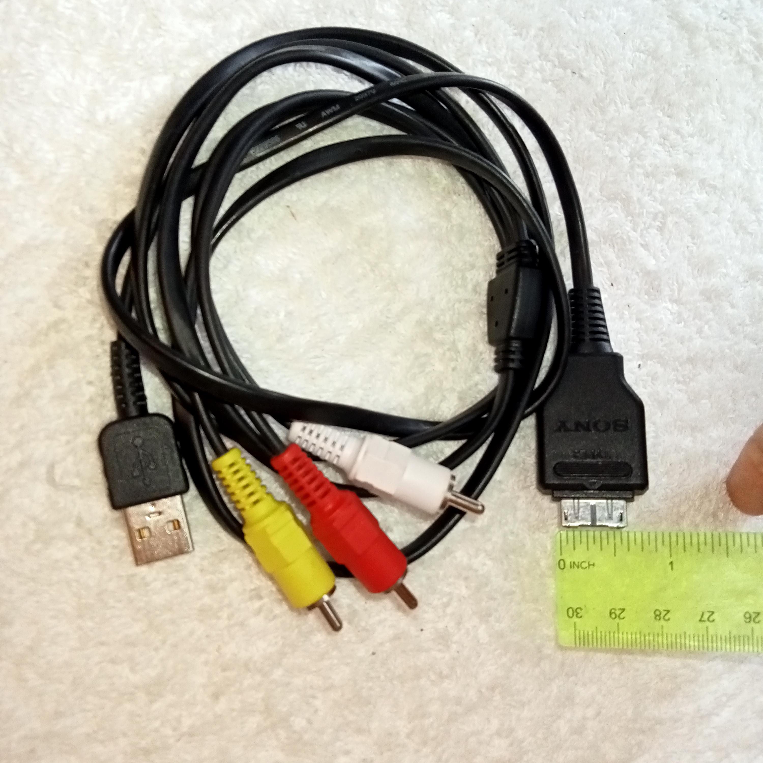 Câble Vidéo Sony Pour Camescope – Modèle RFU-89EA, Adaptateur A/V D’occasion