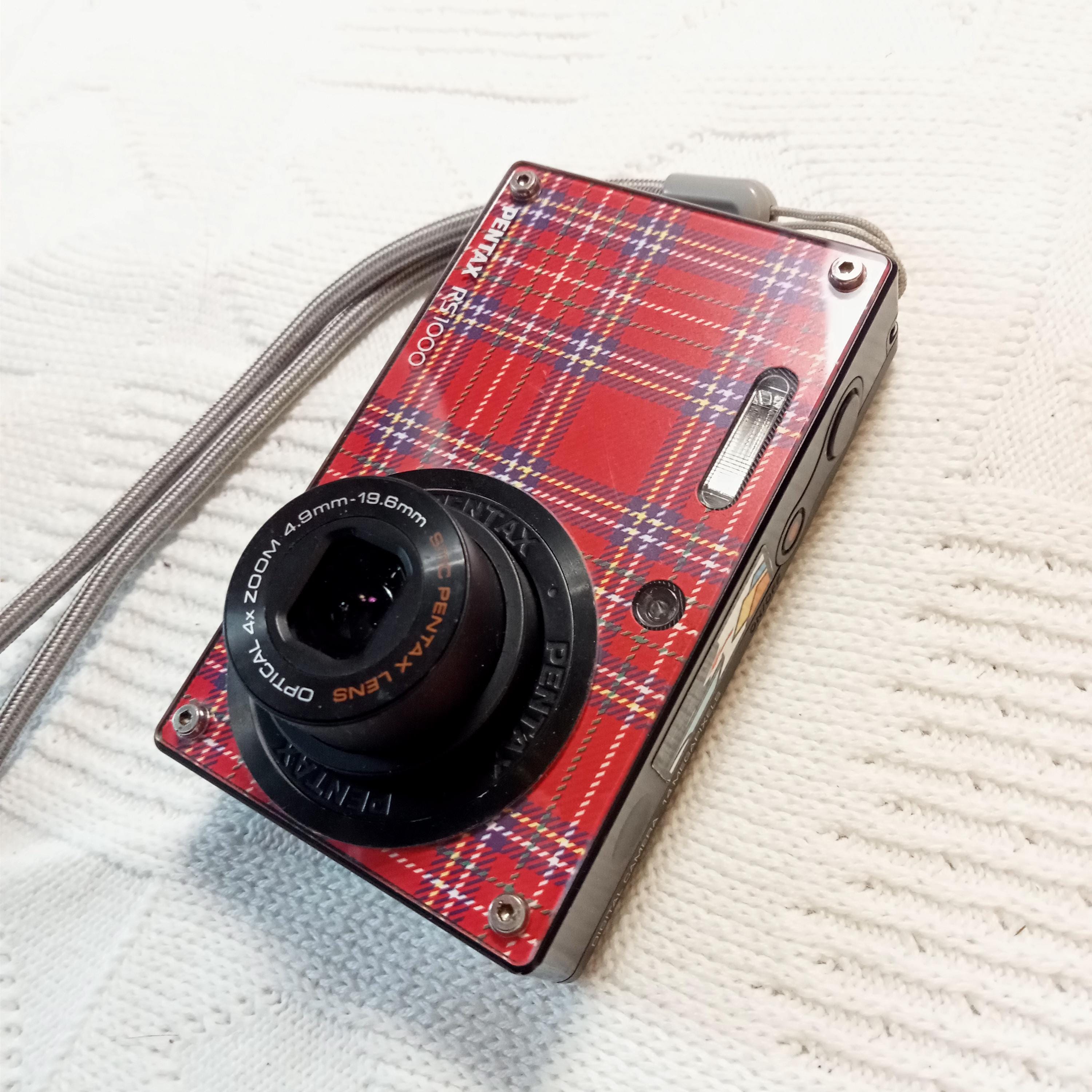 PENTAX Optio RS1000 レッドチェック ペンタックス オプティオ RS1000 ワークレッドチェッカーカメラ