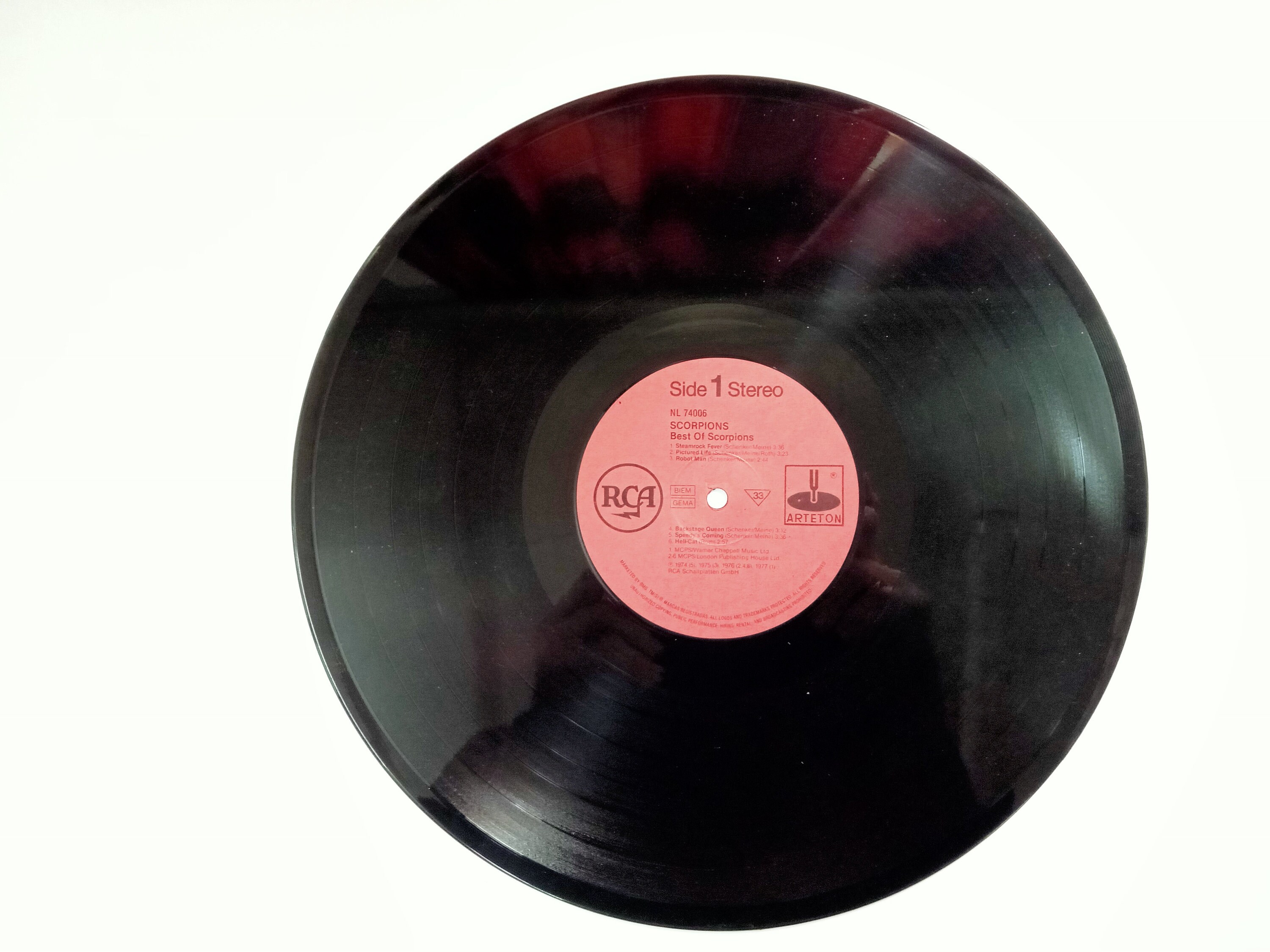 Best of Scorpions. Soviet Era of the 80s. Rare Vintage Disc.vinyl