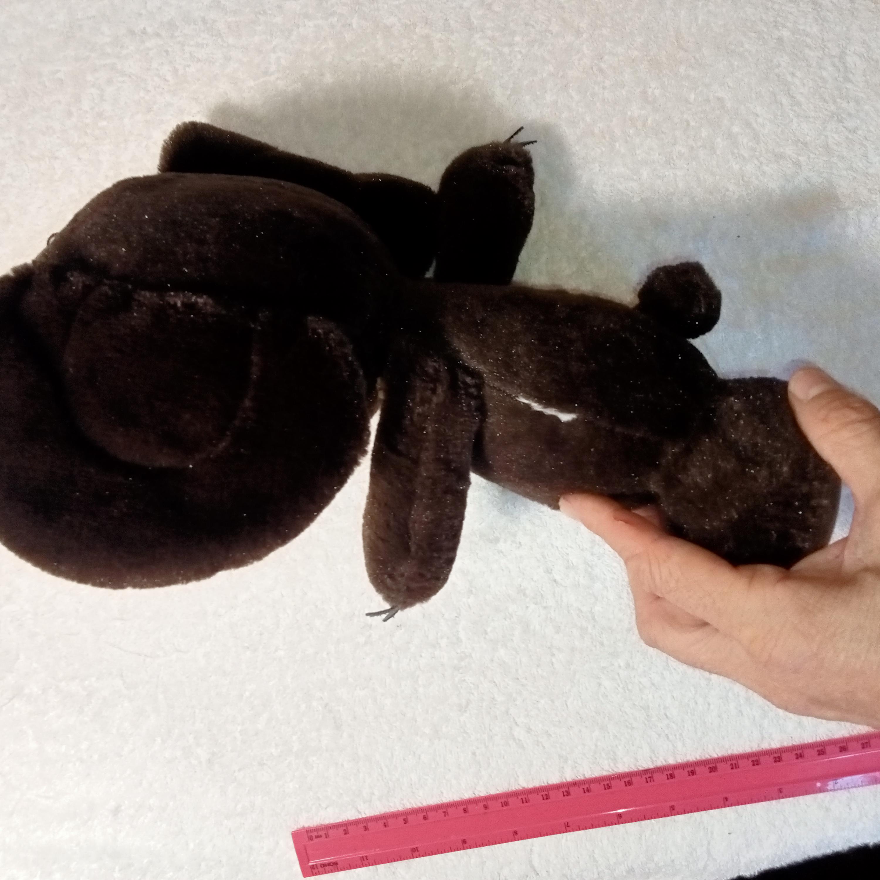 Soviet Big Cheburashka, Collectible Textile Sculpture 