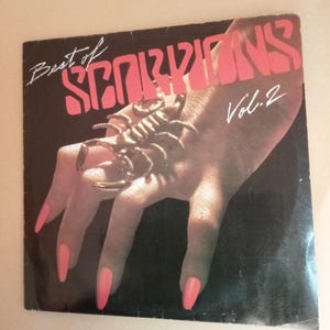 Scorpios – Das Beste von Scorpios, Bd. 2, Vinyl, Vintage LP Rock Records, 1984, Hard Rock, Scorpions – Best Of Scorpions, Vinyl-Sammlerstück.