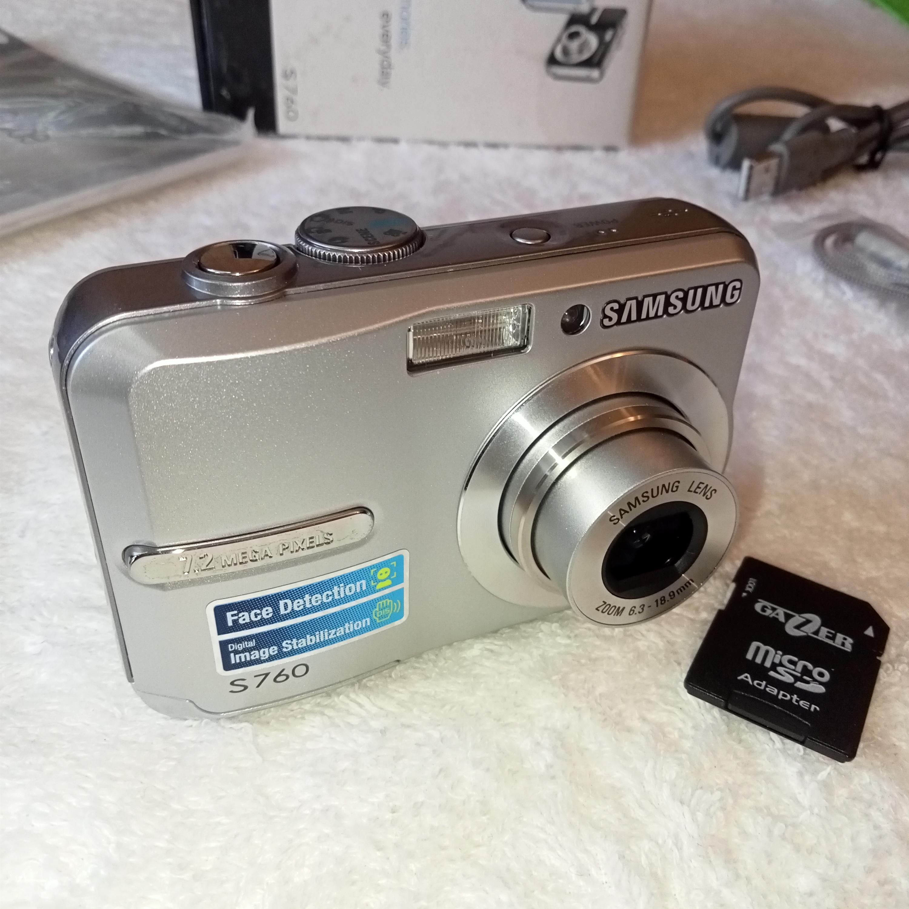 Samsung S760 Work Digital Camera, New, 7MP Compact Digital Camera