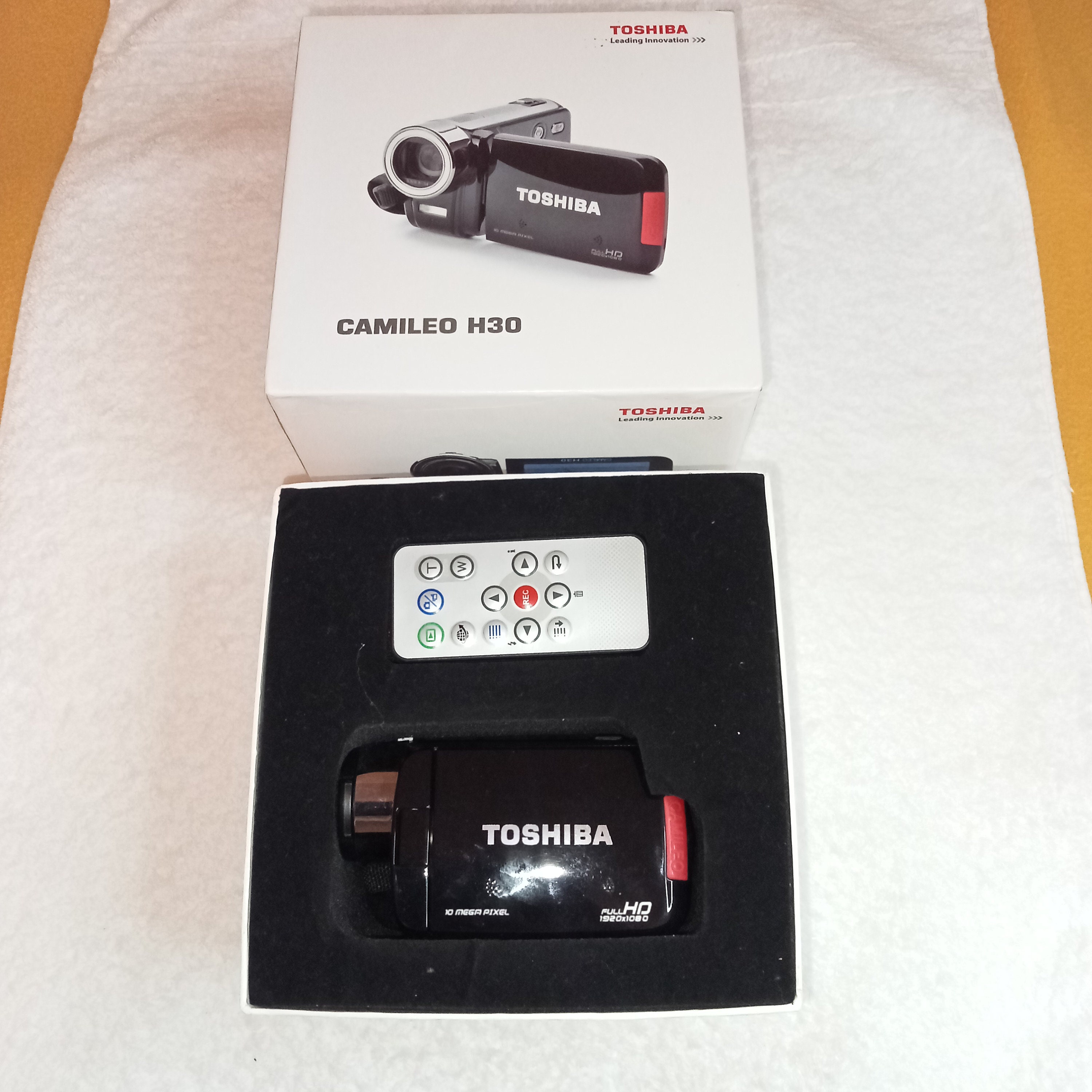 Working Video Camera Toshiba Camelio H30, Full HD, 10 MP, Digital Video