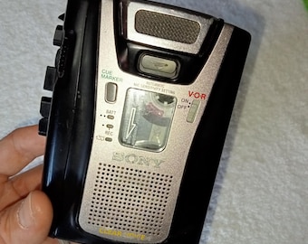 Working Sony TMC-465V, Portable Cassette Player, Vintage Player, Rare Cassette Player, Vintage Collectible ,Cassette Recorder