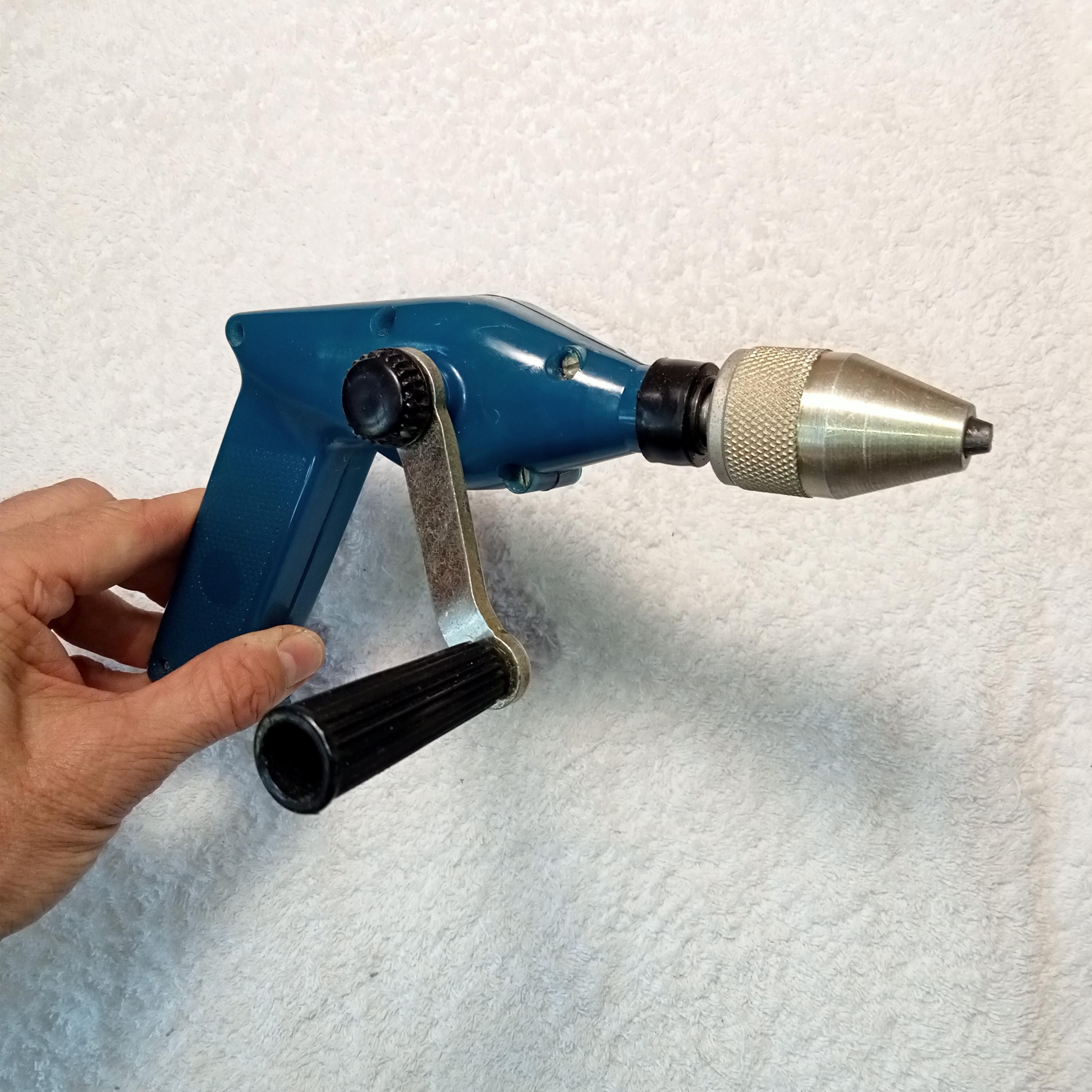 Soviet Old Hand Drill. ZTS. A Rare Blue Drill.primary Hand Tools ...