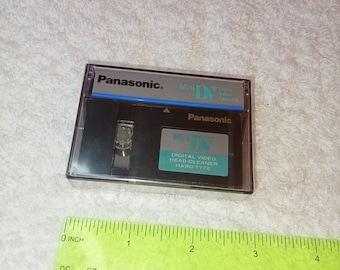 Cleaning Cassette for Mini DV Camcorder Digital Video Cassette Panasonic,Head cleaner, Japan,hard type 90s,vintage sealed video cassette