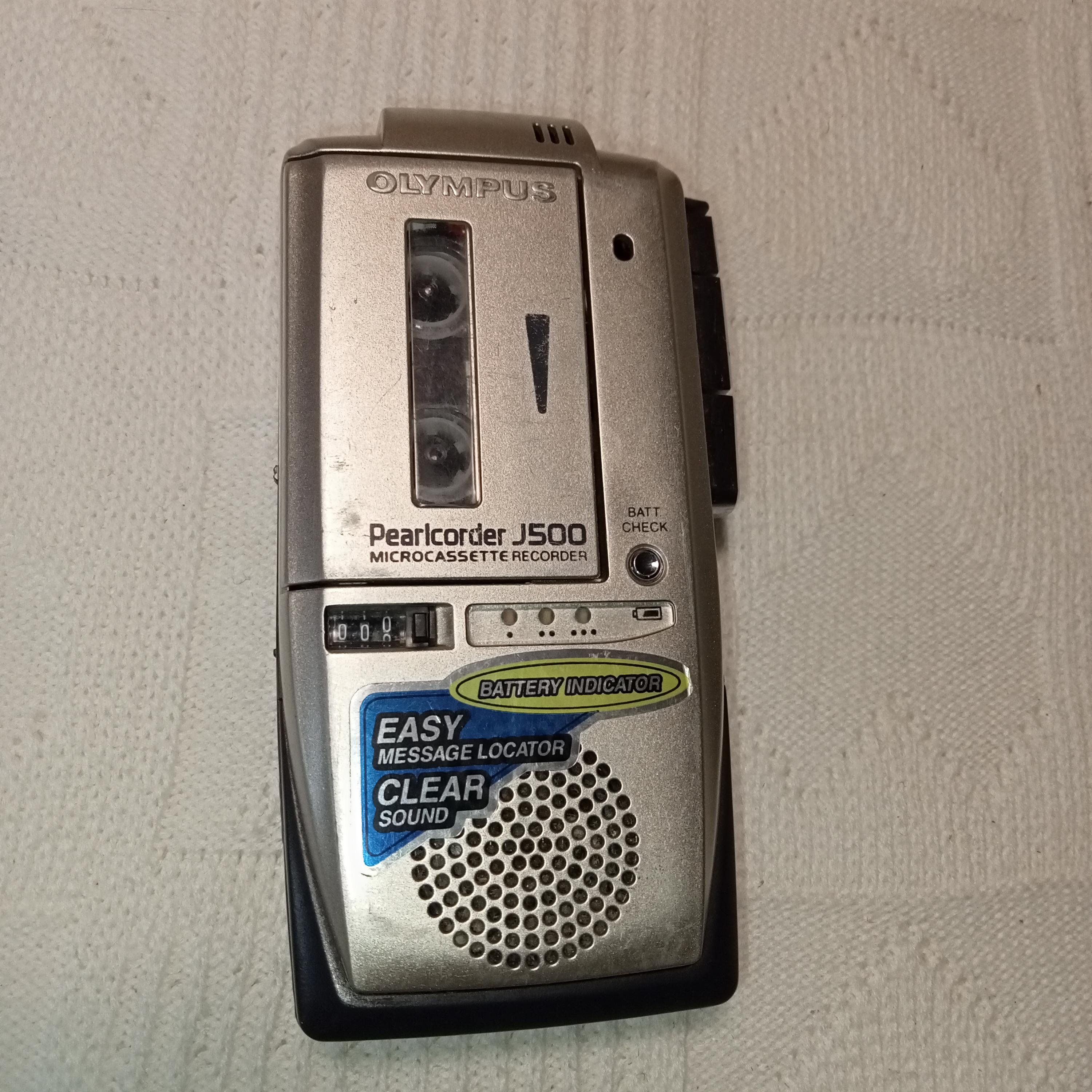 マイクロカセットレコーダー、オリンパス パールコーダー J500