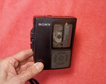 マイクロカセットテープレコーダー、動作するテープレコーダー Sony M