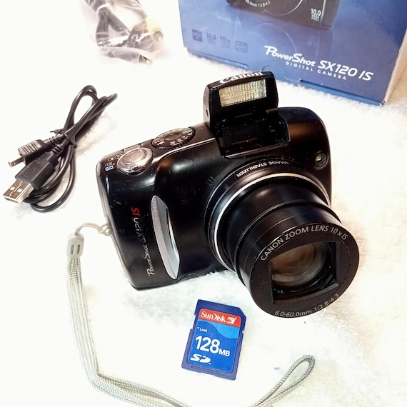 Working Digital Camera, Canon Powershot SX120IS, 10 MP, 10x