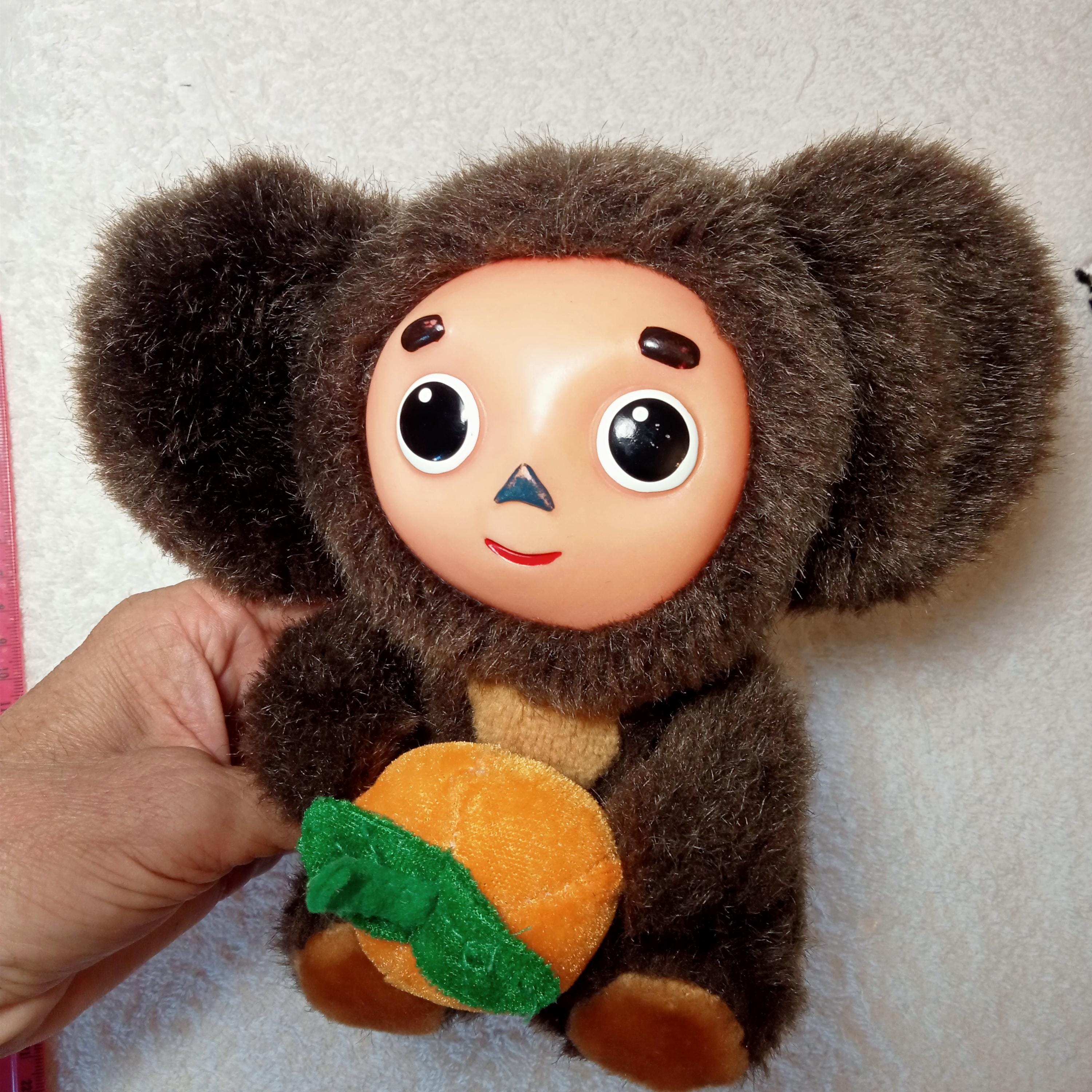 Cheburashka soviétique.Vintage Cheburashka, personnage en peluche