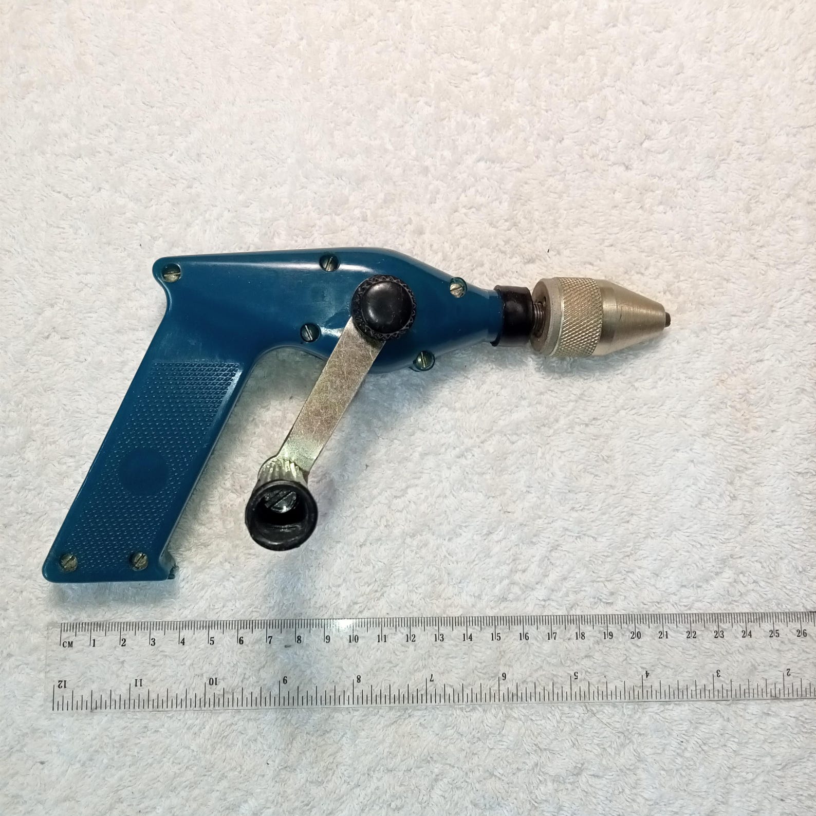 Soviet Old Hand Drill. ZTS. A Rare Blue Drill.primary Hand Tools ...