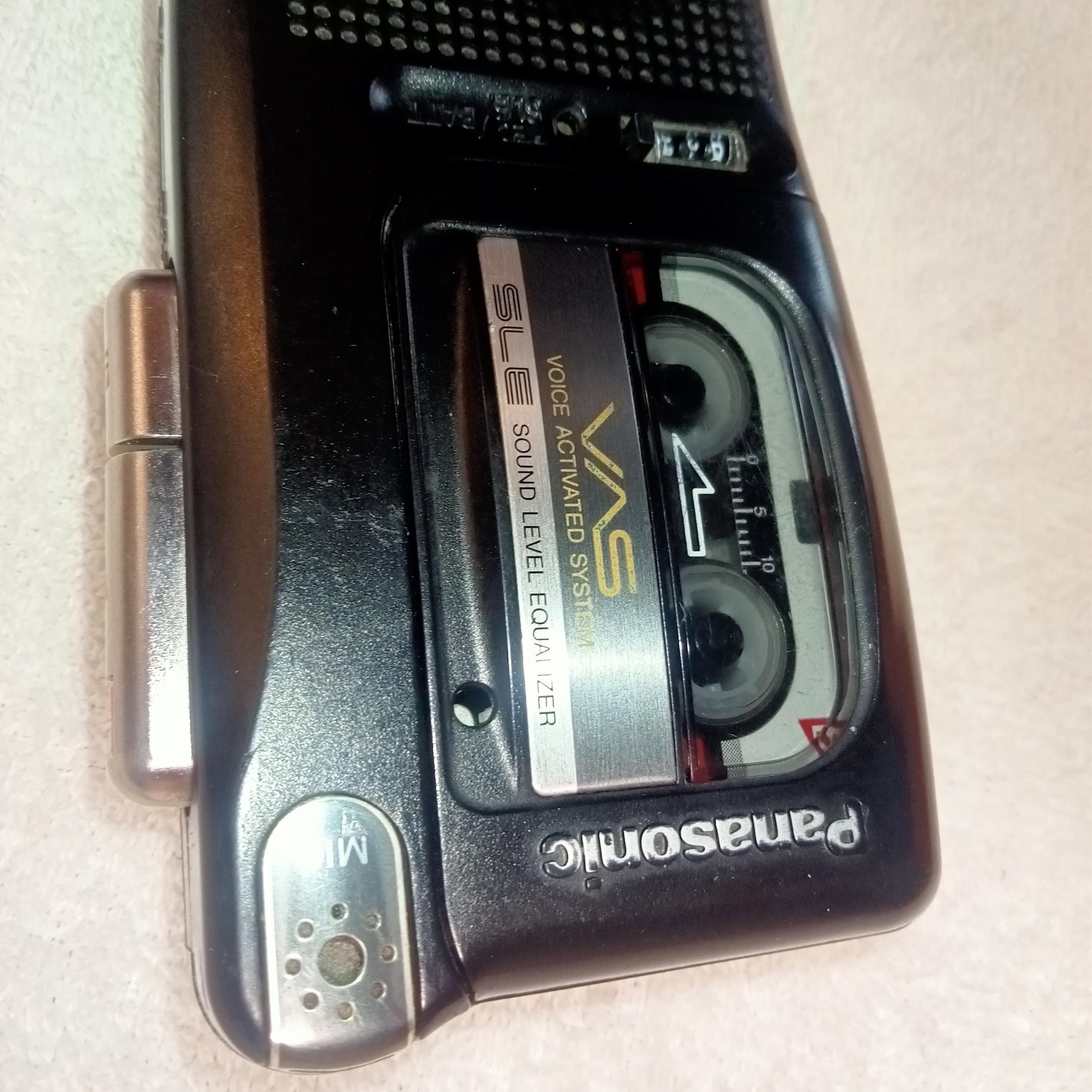 Working Microcassette Tape Recorder Panasonic RN-502, 2 Speeds