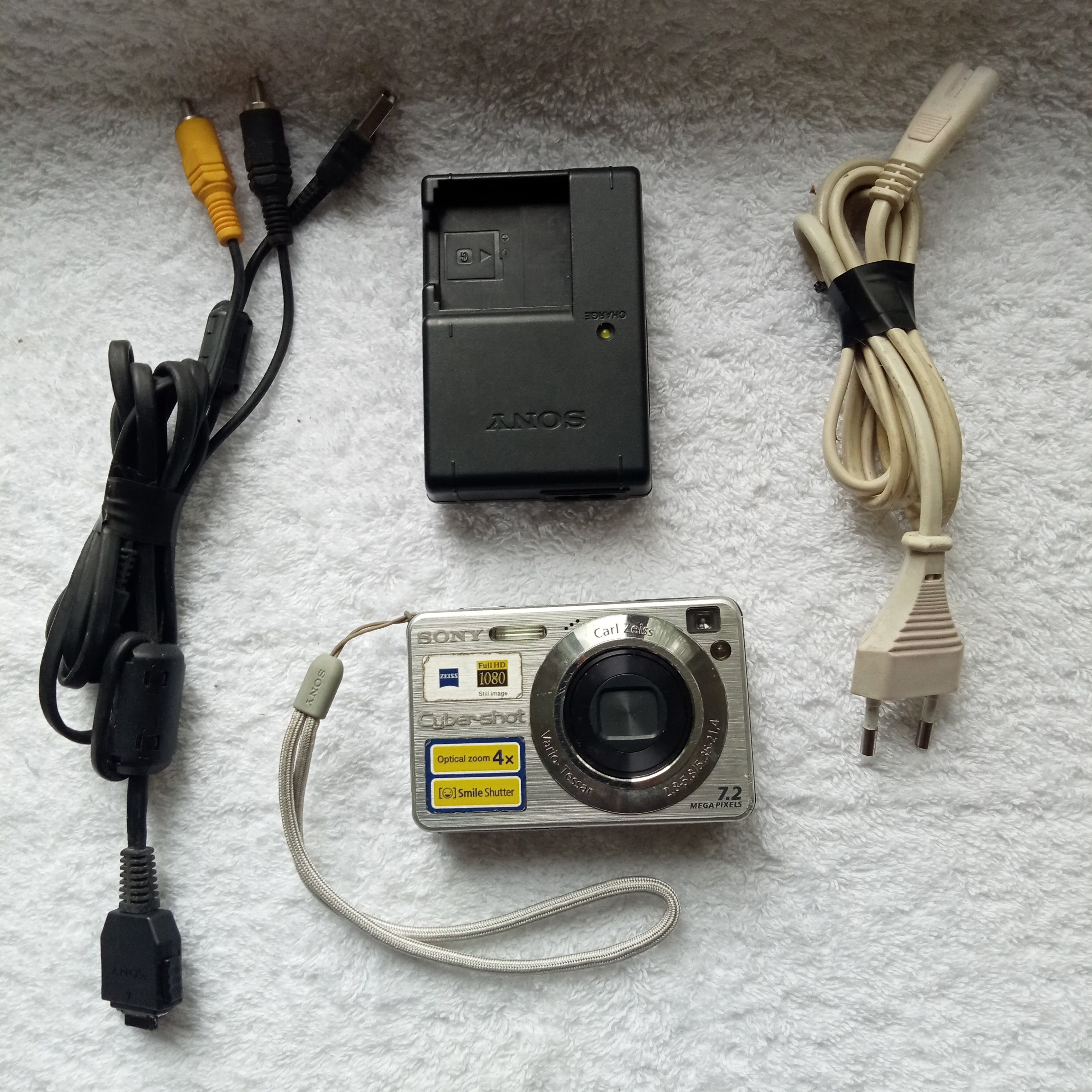 Sony Cybershot DSCW110 Carl Zeiss Optics Camera4x Zoom Etsy