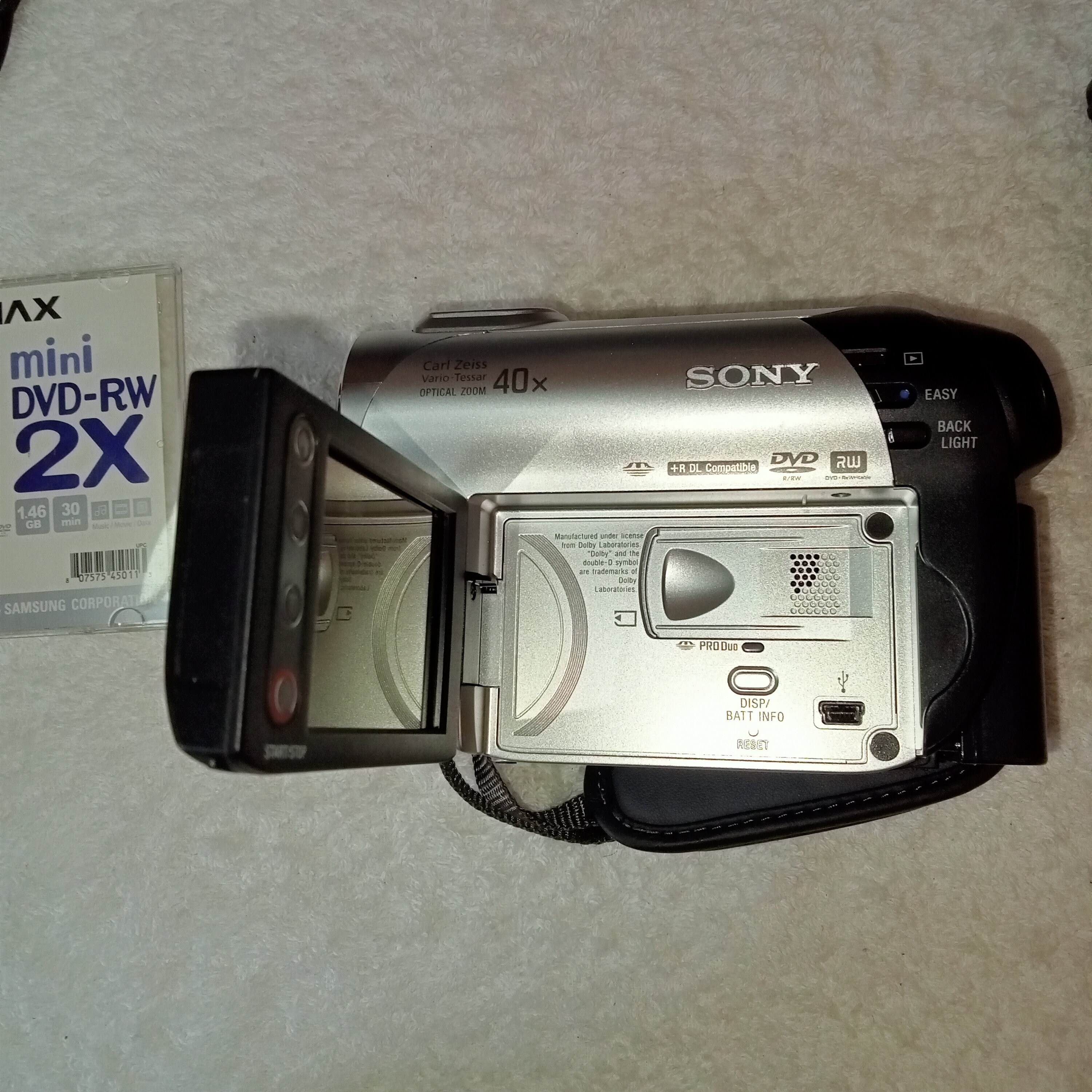 In Working Digital Video Camera Sony DCRDVD106E Japan Handycam Carl