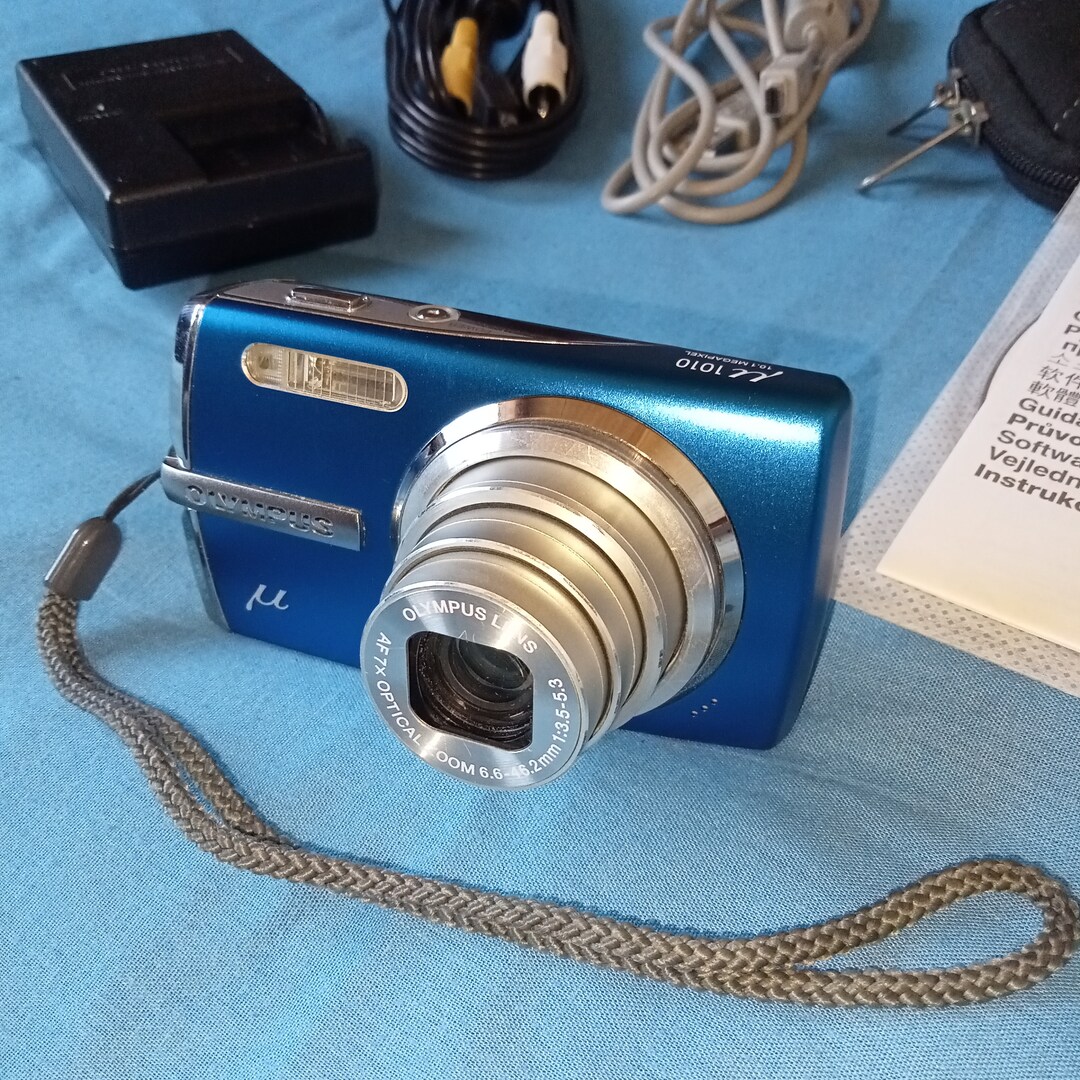 Olympus Mju1010 Made in Japan Bluedigital Work Camera 7x Etsy