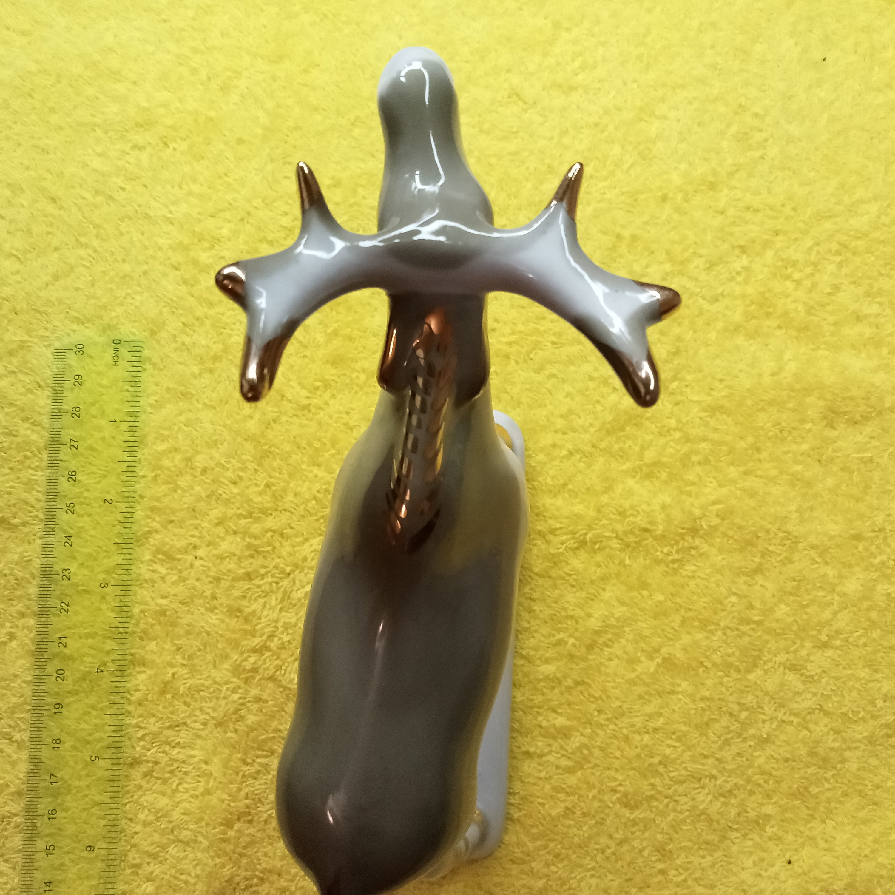 Soviet Porcelain Elk Porcelain Figurine Antique Soviet Etsy