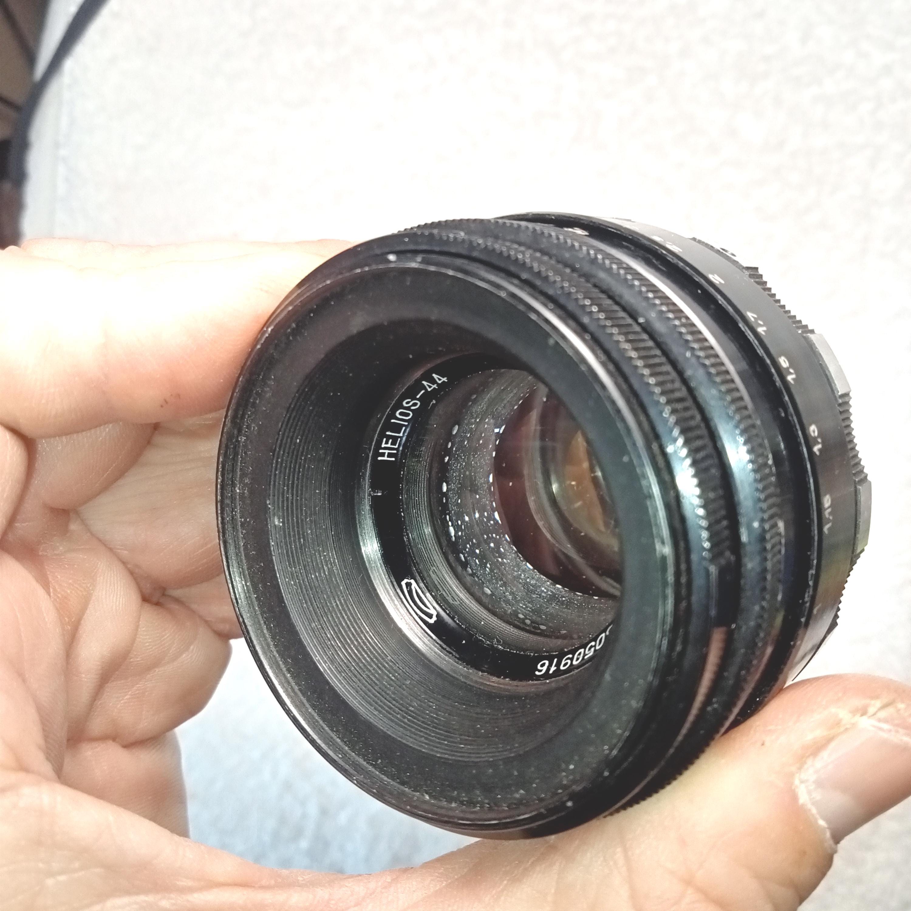 ビンテージのソ連レンズ Helios 44 M39 マウント 2/58mm、ゼブラ