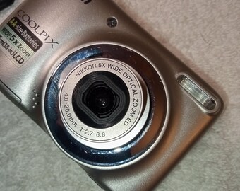 Silver Working Camera Nikon Coolpix L25, 10.1 MP With 5x Optical