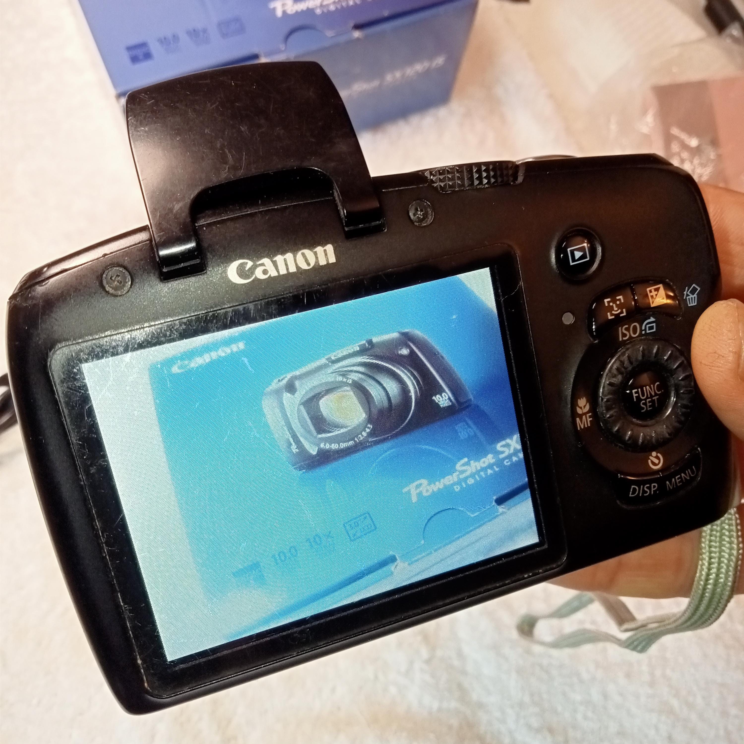 Working Digital Camera, Canon Powershot SX120IS, 10 MP, 10x
