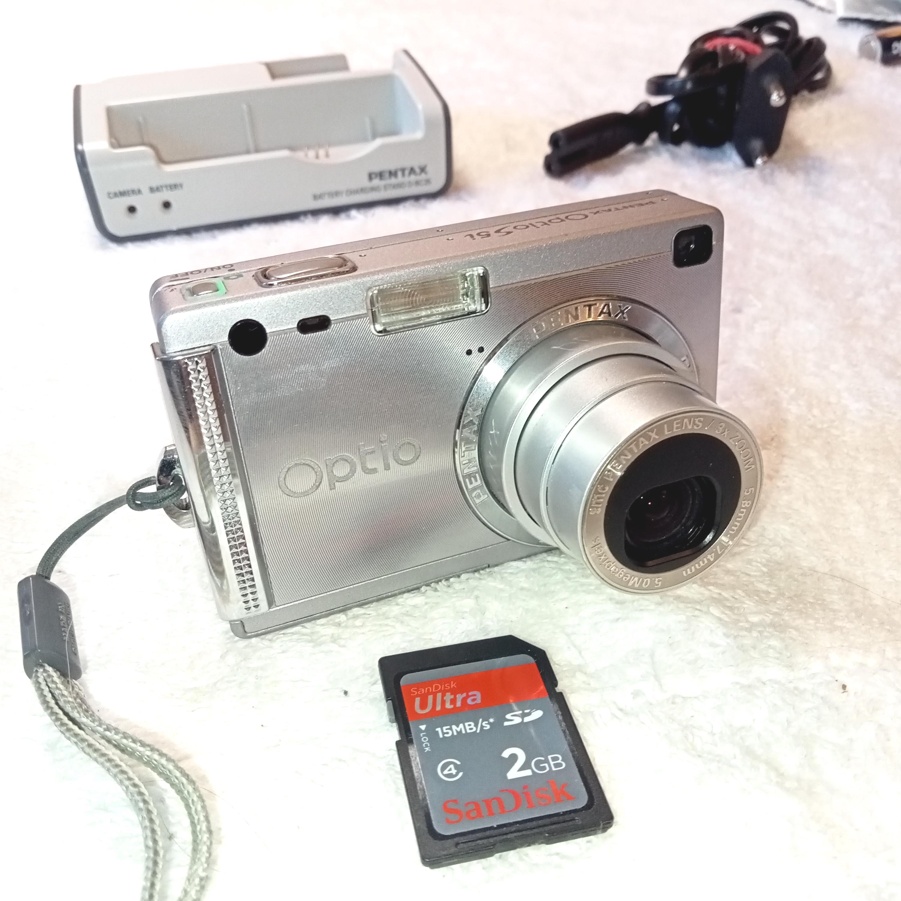 Pentax Optio S5i Work Digital Camera 5.0MP Display 3x Optical Zoom