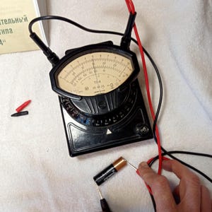 Vintage Soviet Working measuring device TL-4,carbolite,Soviet multimeter, multimeter,Electrical measuring instrument, Military, tester 1963