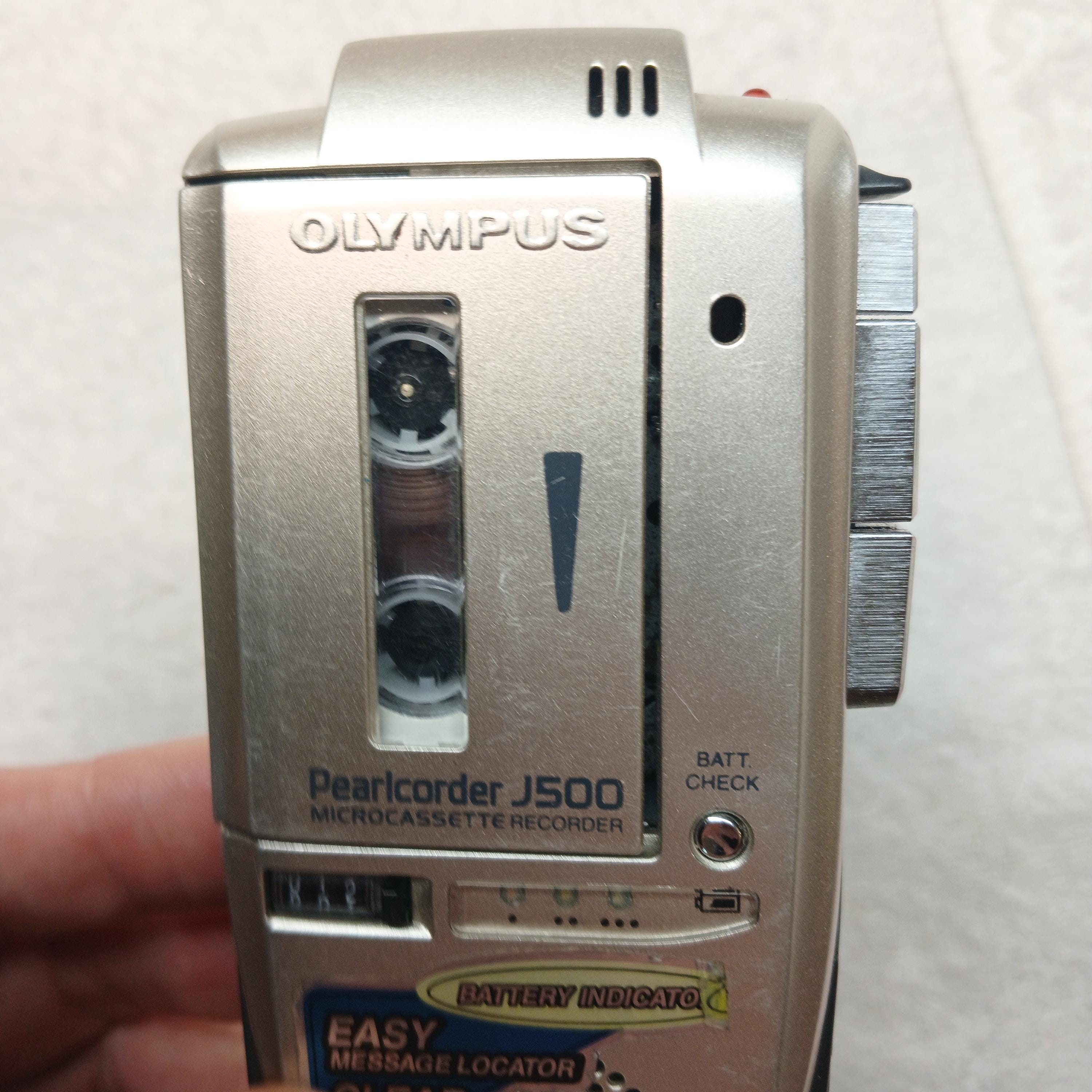 マイクロカセットレコーダー、オリンパス パールコーダー J500