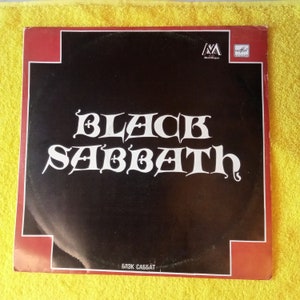 Black Sabbath - Black Saturday, LP / Firm Melody 1989 from 1970 Rock Archive Recordings Ozzy Osbourne Heavy Metal.