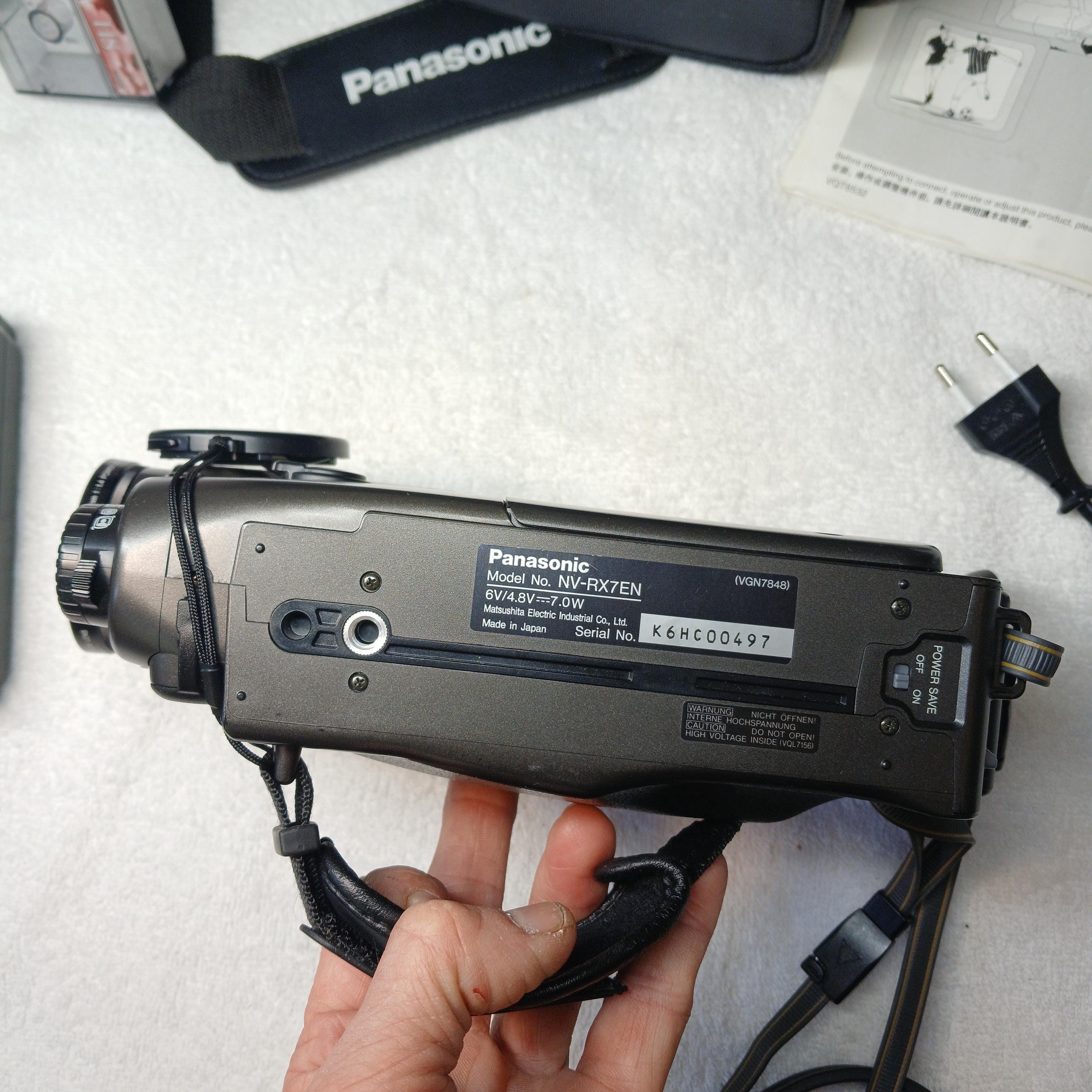 Working Video Camera Panasonic NV-RX7, VHS-C, Made in Japan, 140x