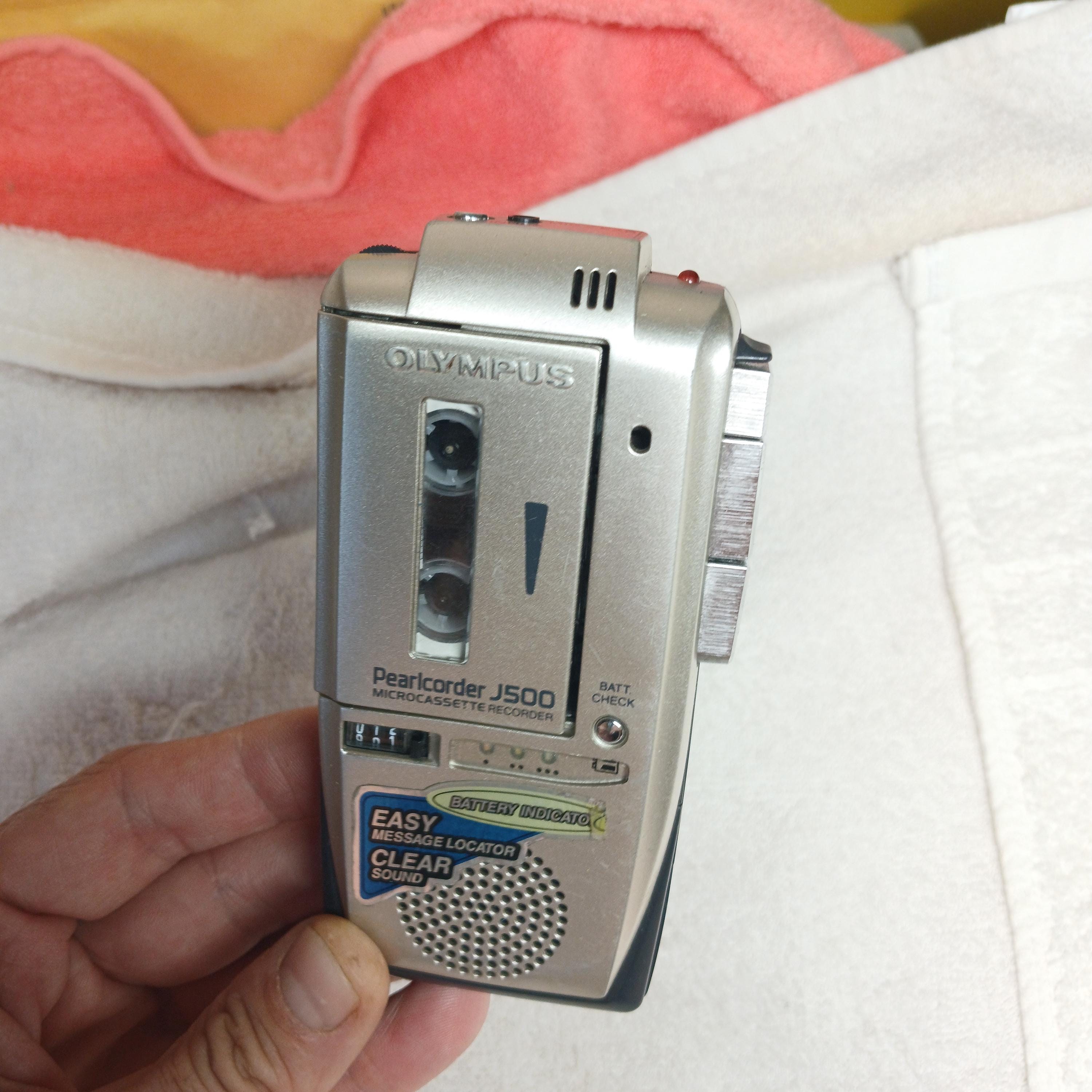 マイクロカセットレコーダー、オリンパス パールコーダー J500