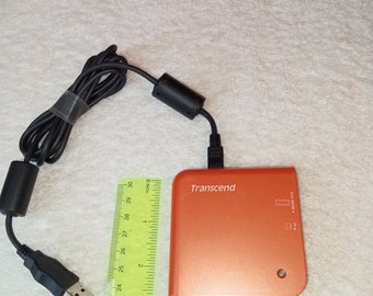 Transcend,USB 2.0 Card Reader D33193,memory cards digital cameras,and camcorders,memory card minisd/sd/mmc,cf/microdrive,microSD,xD,MS DUO
