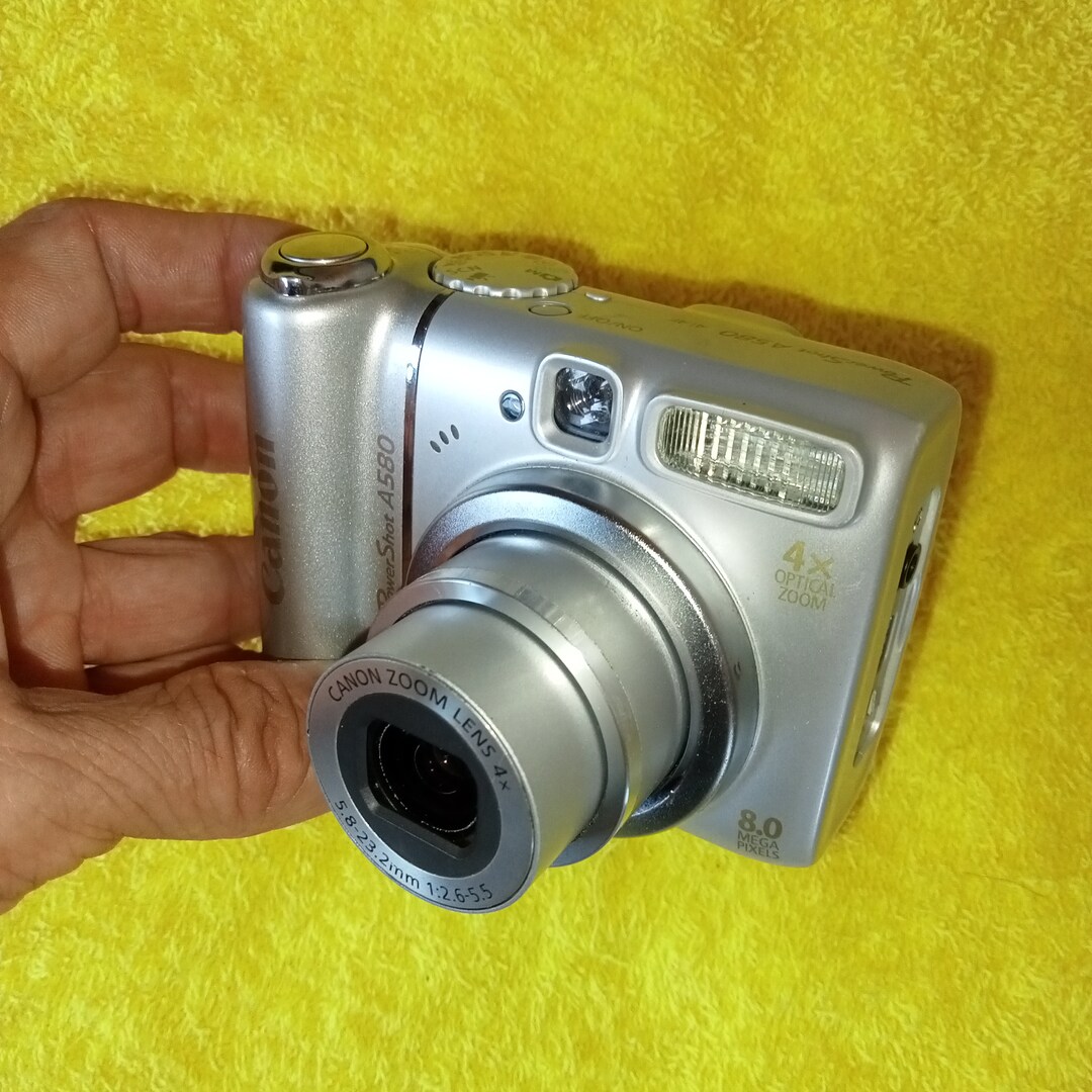 Canon Power Shot A580 Work Digital Camera 8.0MP Camera Digital Etsy